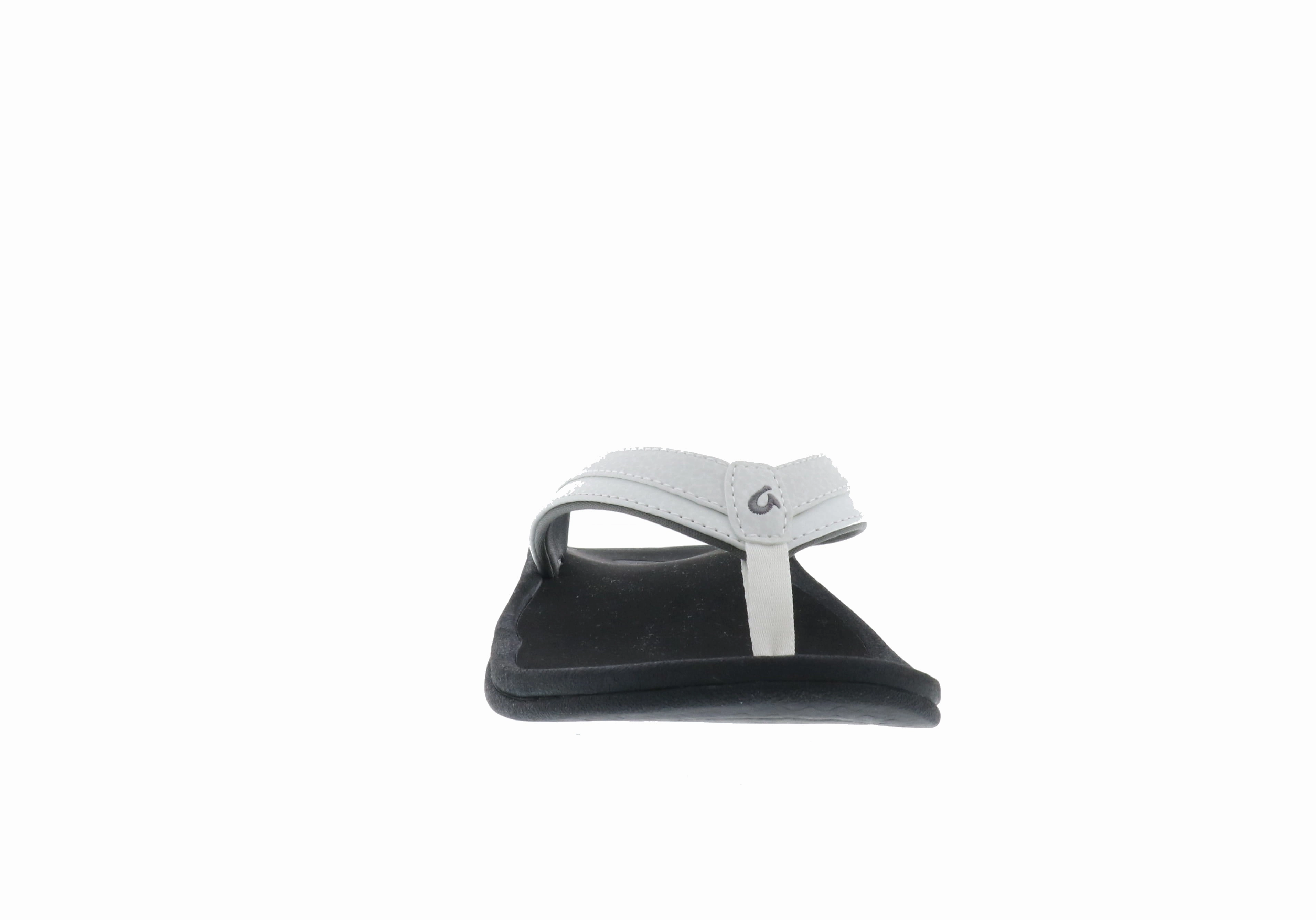 Olukai 'Ohana (Women's) - White/Black Relaxed sandals Sandal Replacements
