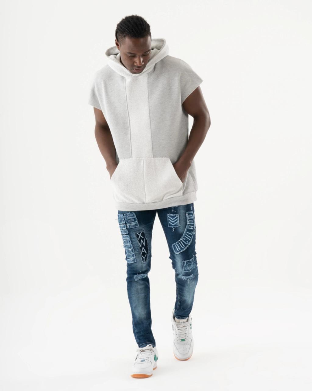 INJUN | BLUE Neutral Look Minimalist Night Out Smooth