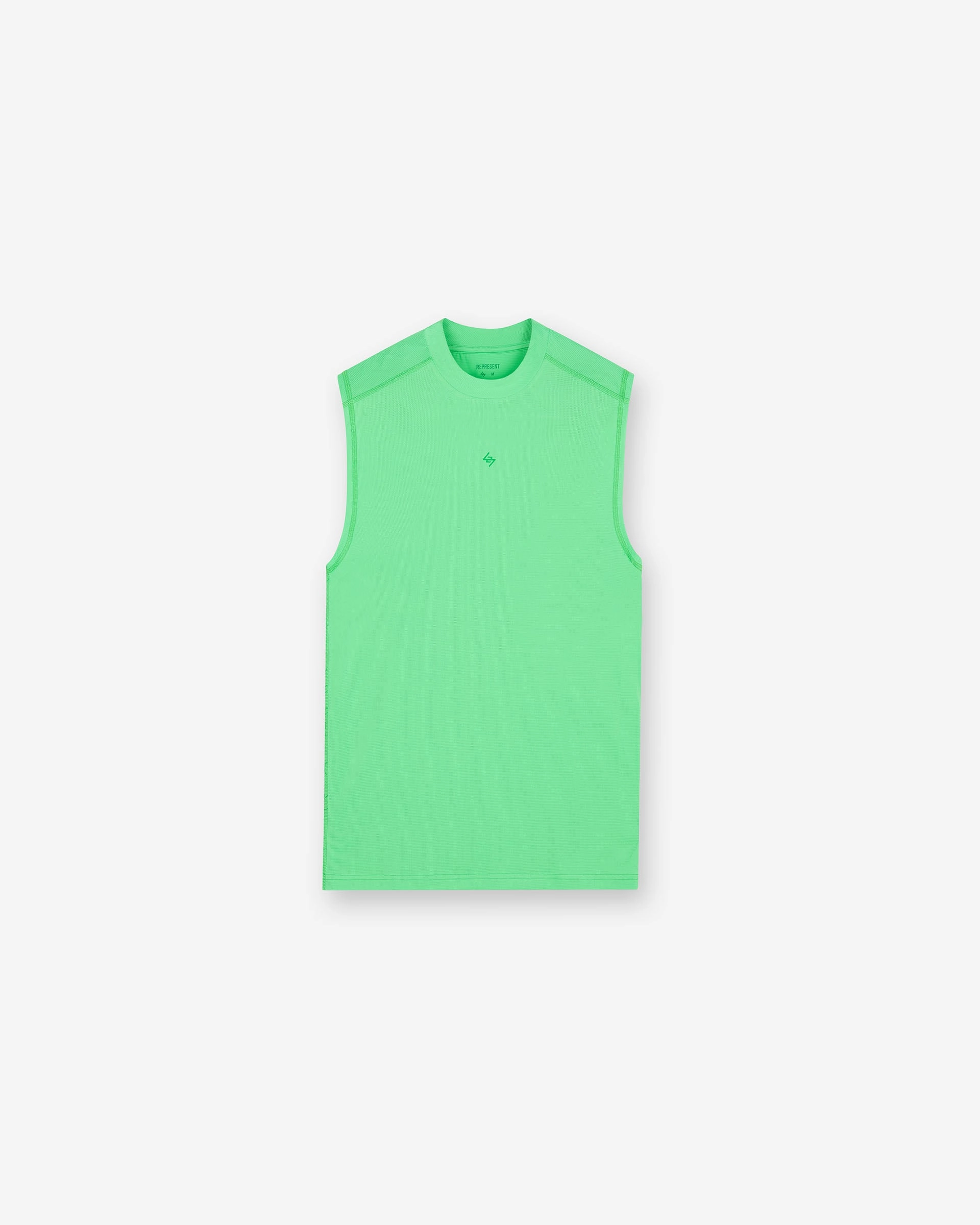247 Contour Run Tank - Speed Green Stretch Fit Design