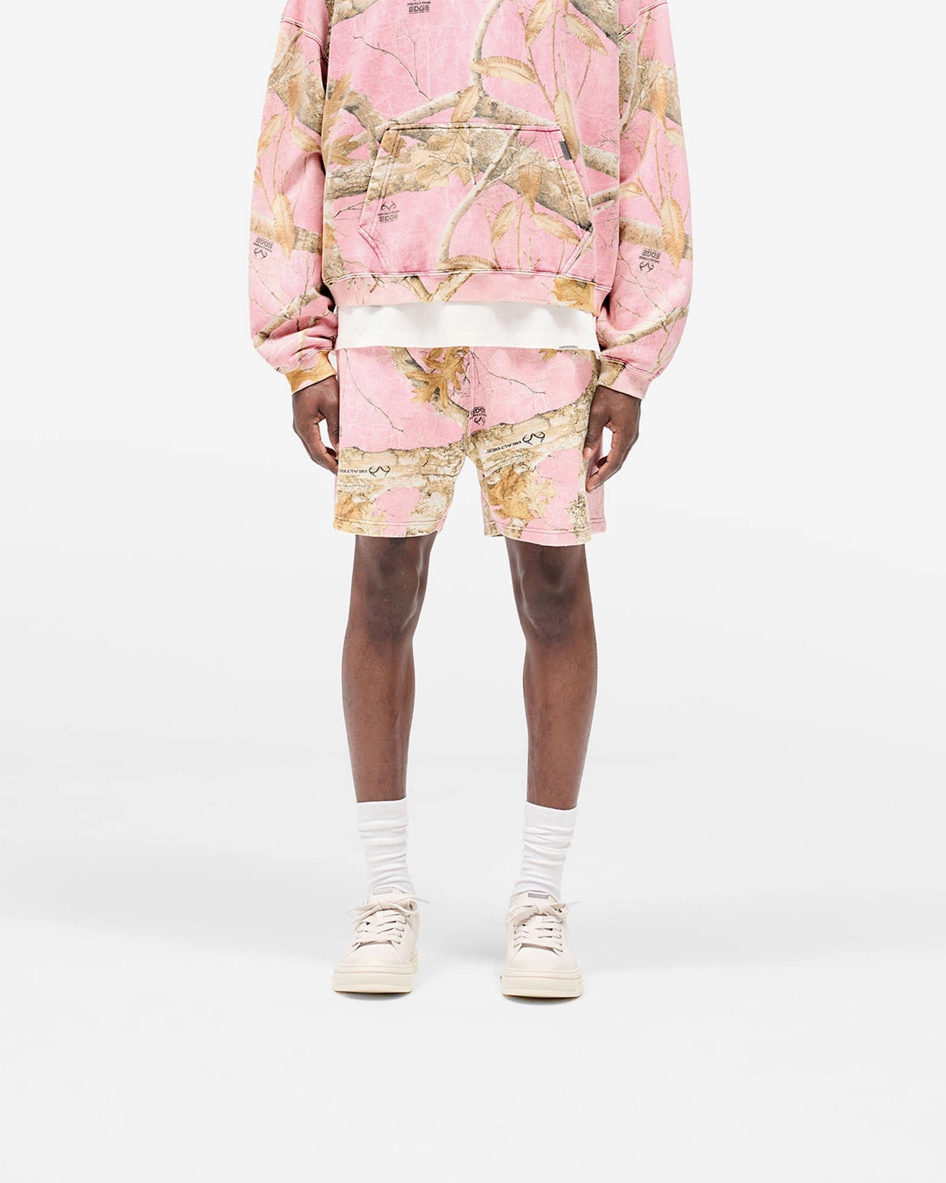 Chill Fit Design fall shorts Realtree? Mesh Shorts- Washed Pink Camo