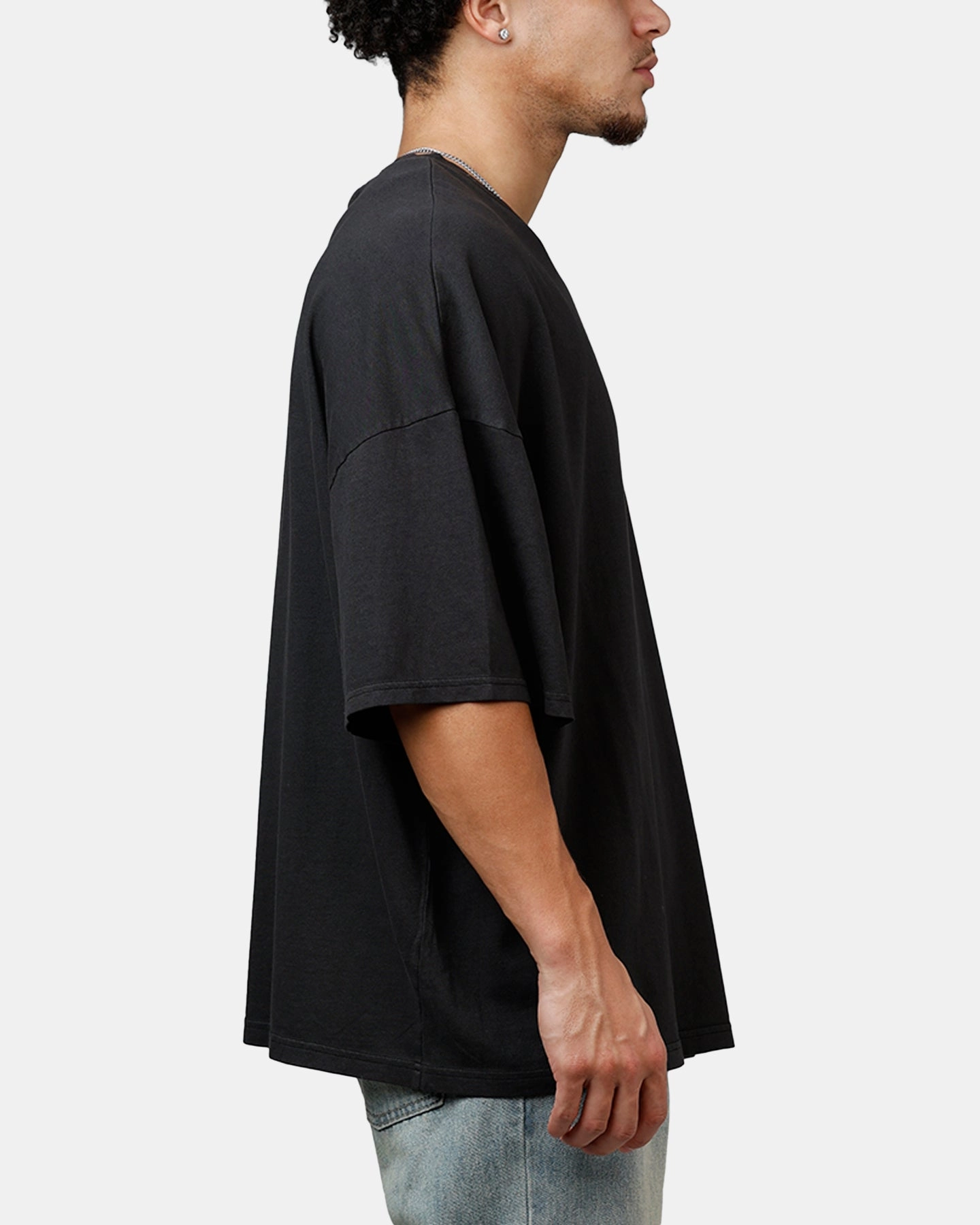 Champion Mega Jocktag Scrip T-Shirt Black Sporty T-shirt