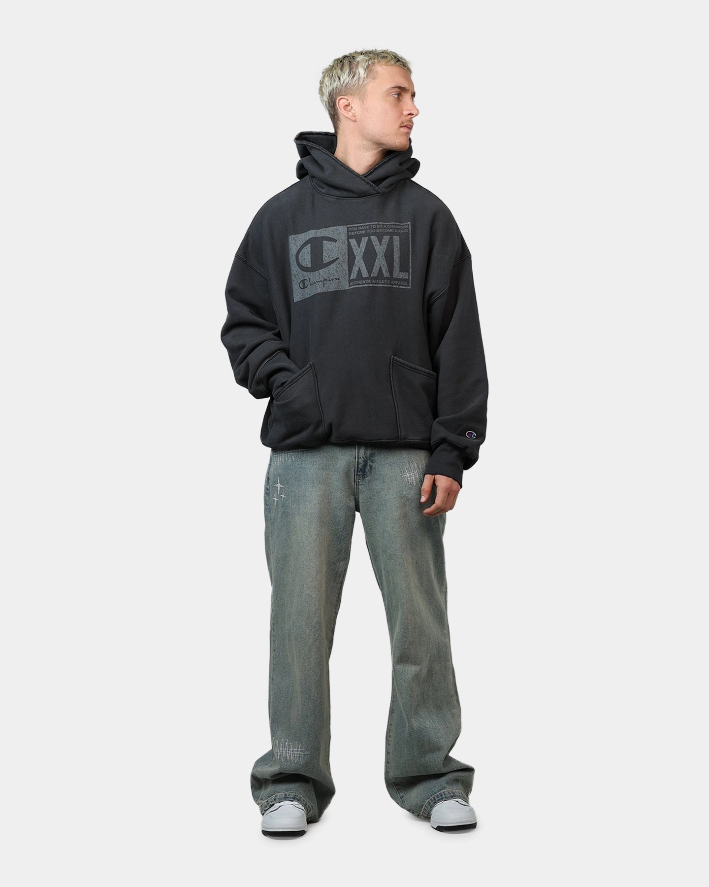 OdorResistant Fabric Champion XXL Hoodie Black