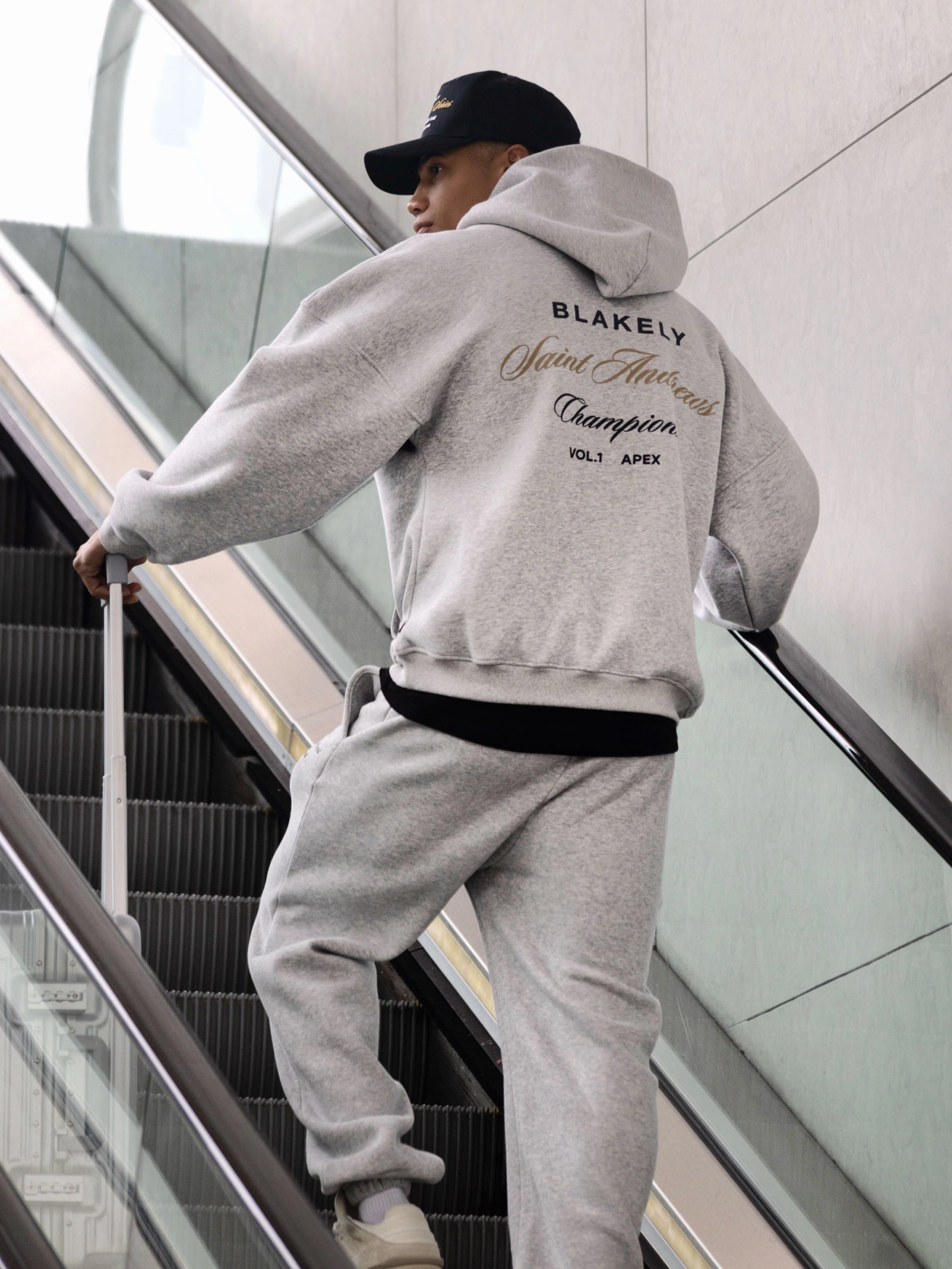 Champions Legacy Relaxed Hoodie - Marl Grey Cool Weather volleyball outfit