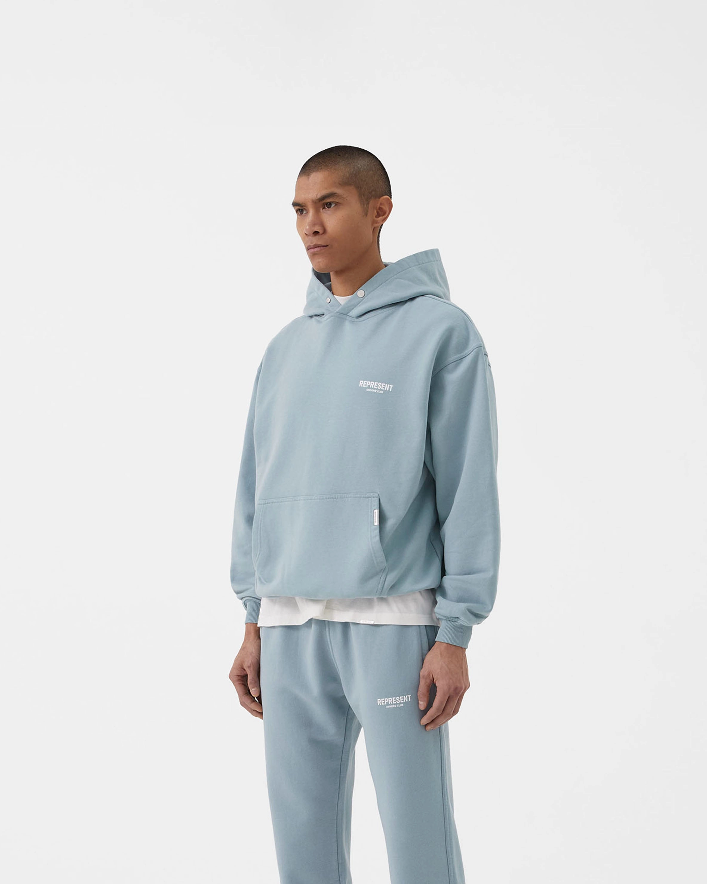 Represent Owners Club Hoodie - Powder Blue Outdoor Motion