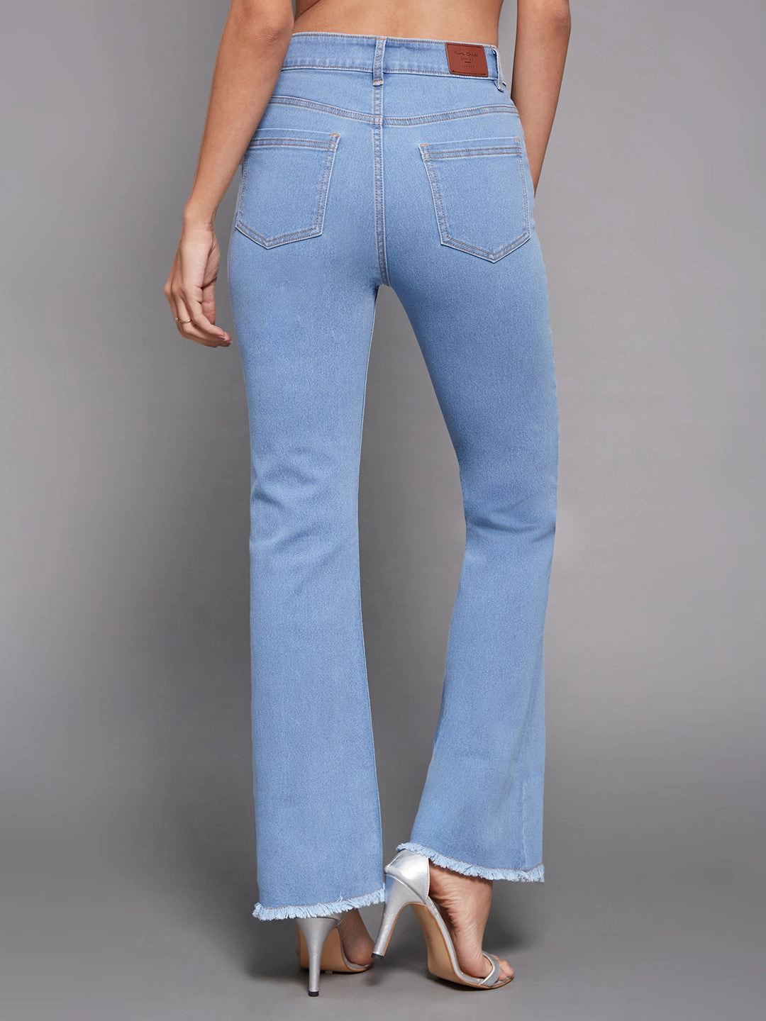 CHASEstretch? 24/7 Comfort Light Blue Bootcut High-Rise Stretchable Denim Jeans Modern Fit