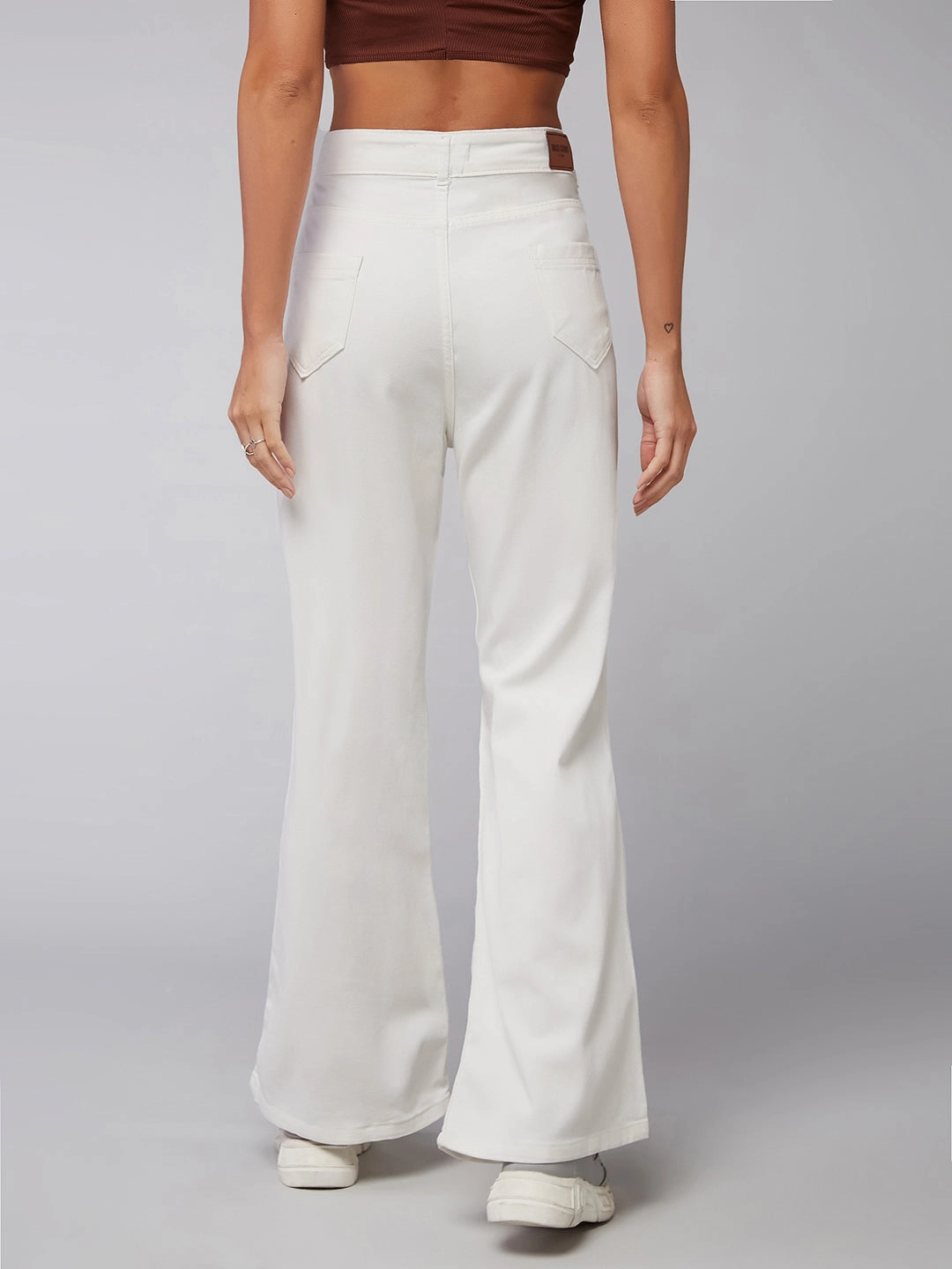 Go-To Style CHASEstretch? White Bootcut High-Rise Denim Jeans