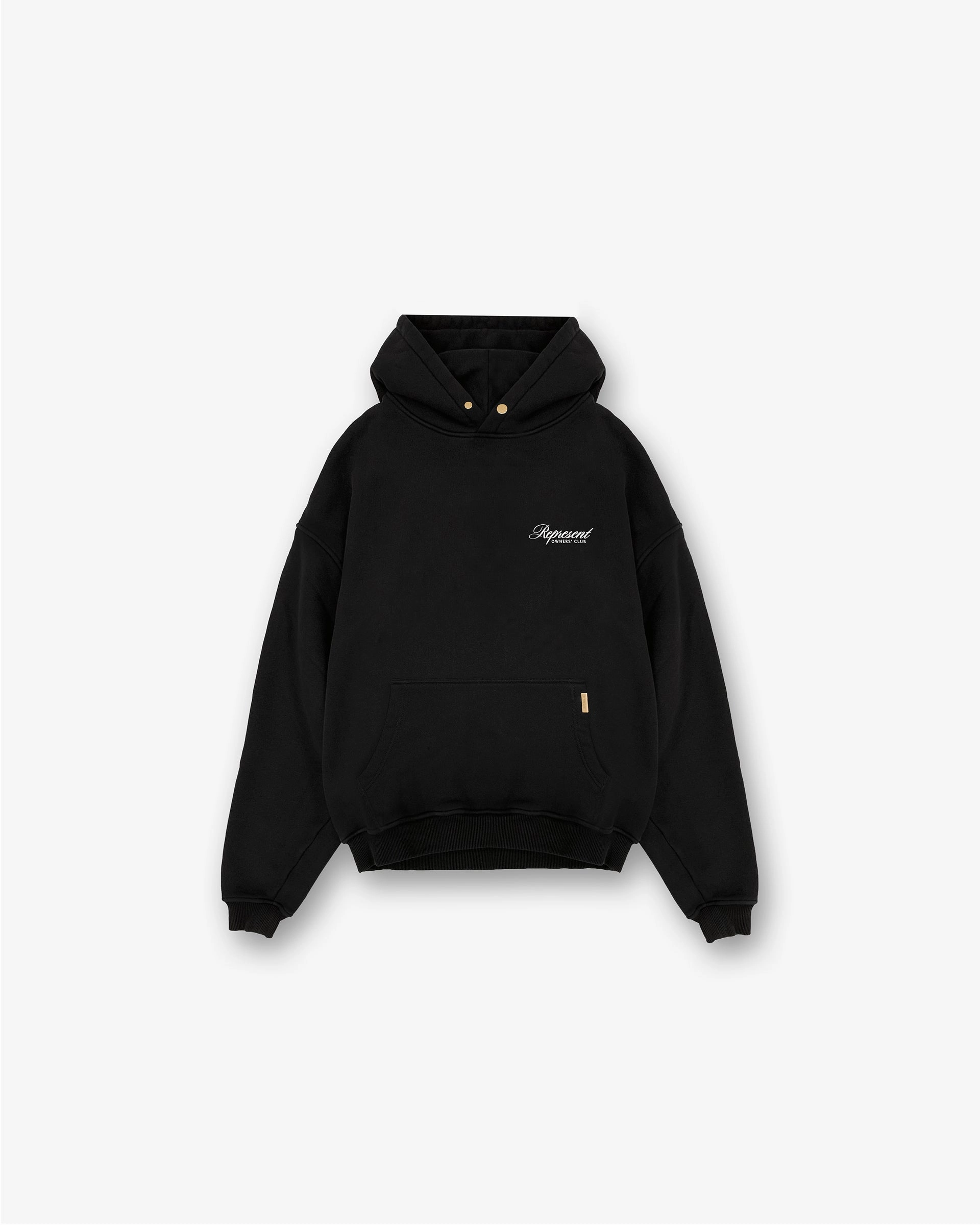 Represent X Harrods Bear Owners Club Hoodie - Jet Black Snowboarding wear Minimal Waist