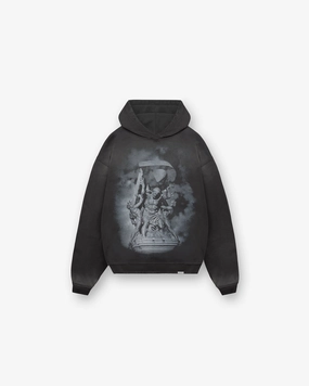 Unlined Design Atlas Hoodie - Stained Black