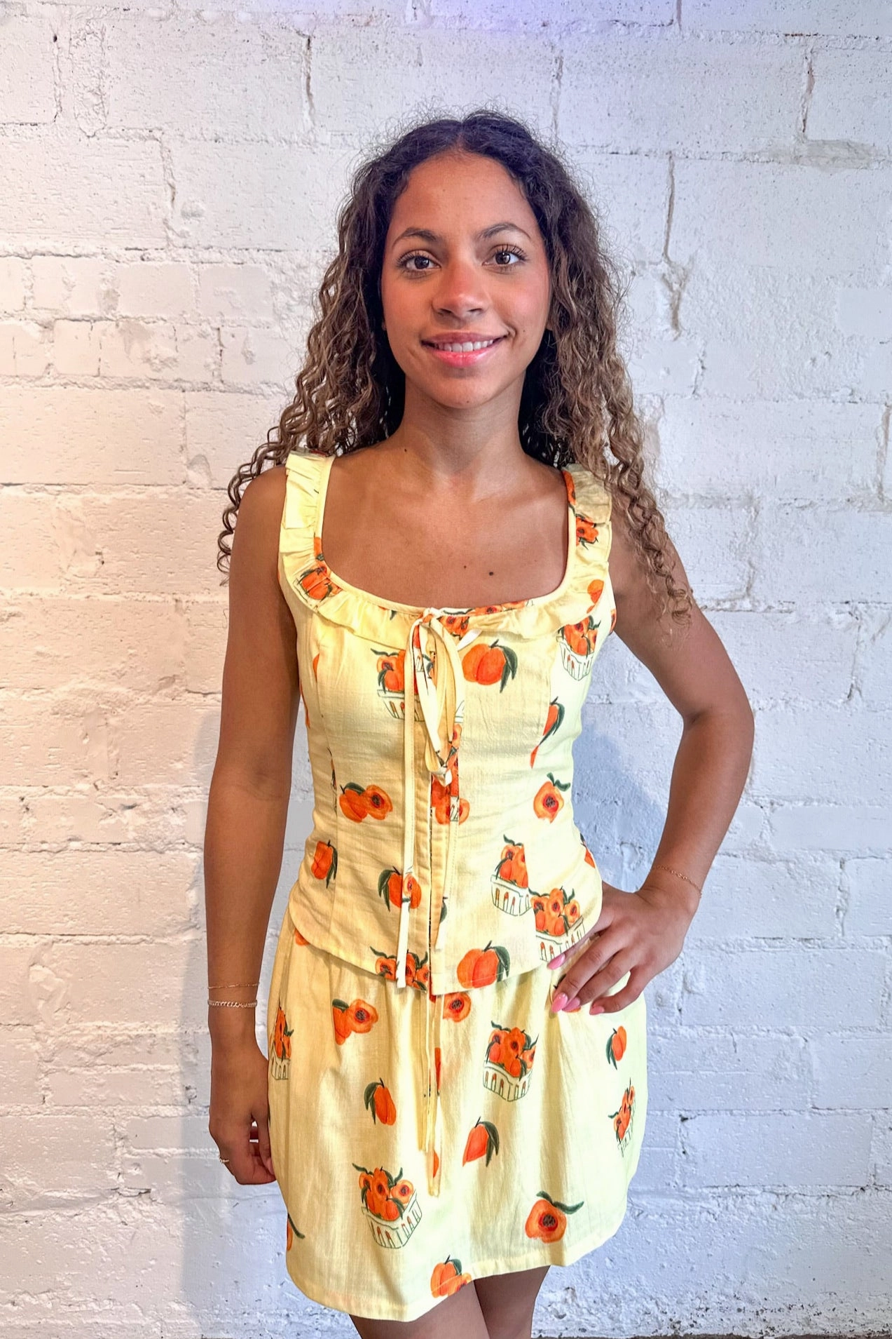 Citrus Bliss Skirt Eco friendly materials Comfort Movement