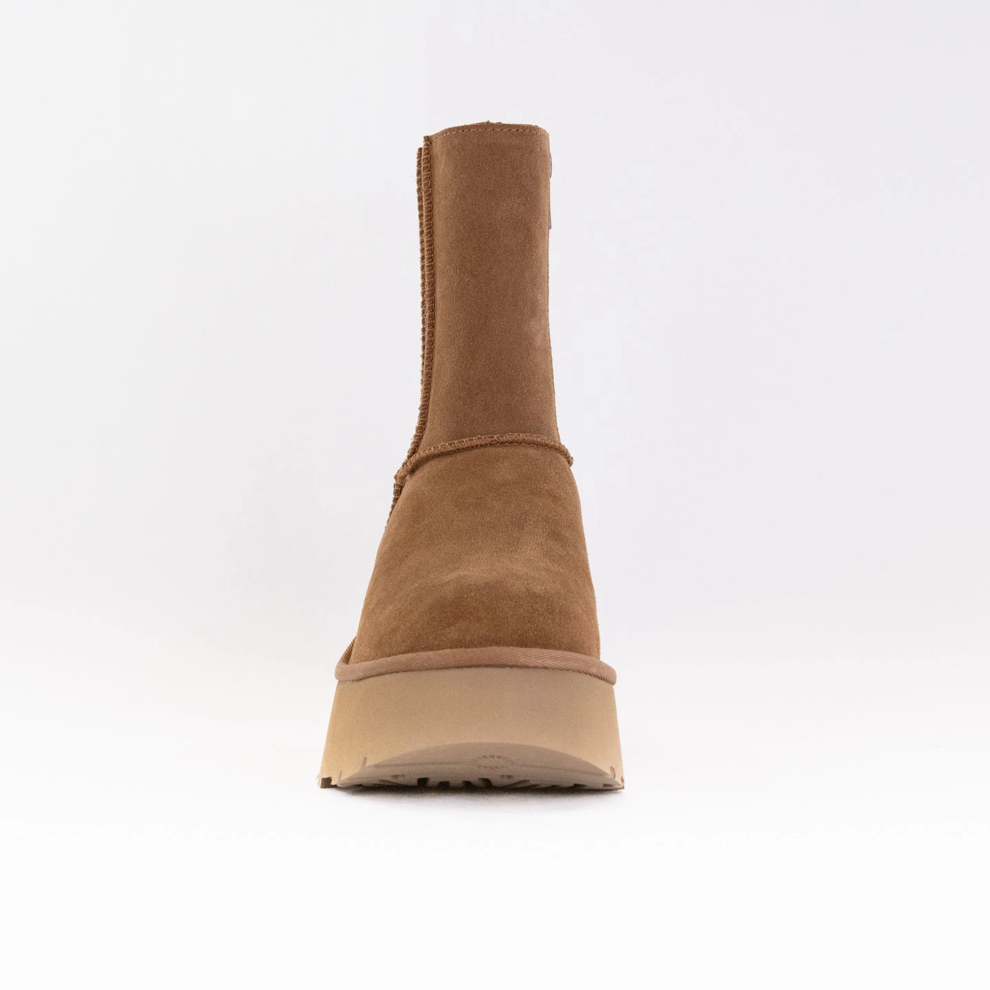 Cushioned Step Work Commute Ugg Classic Twin Seam New Heights (Women's) - Chestnut