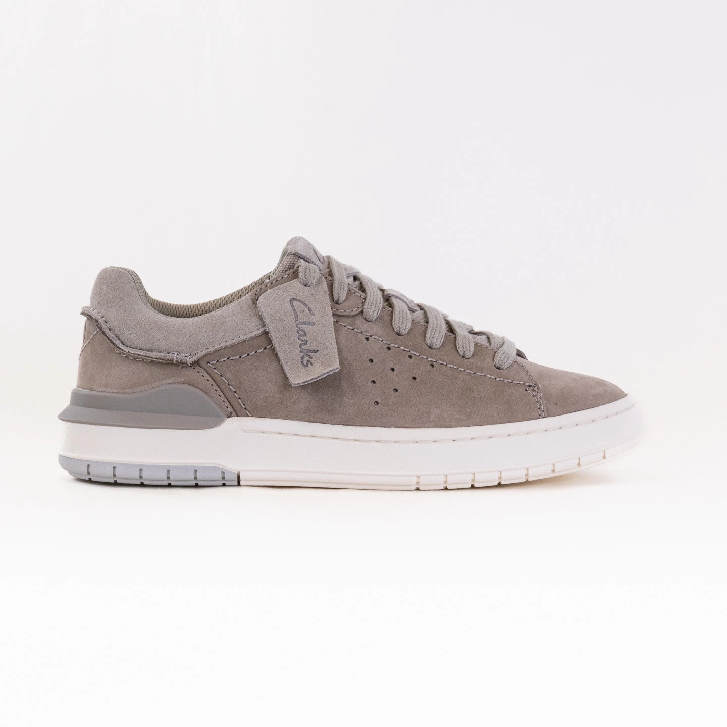 Step Comfort Clarks Courtlite 2 Run (Men's) - Grey Nubuck