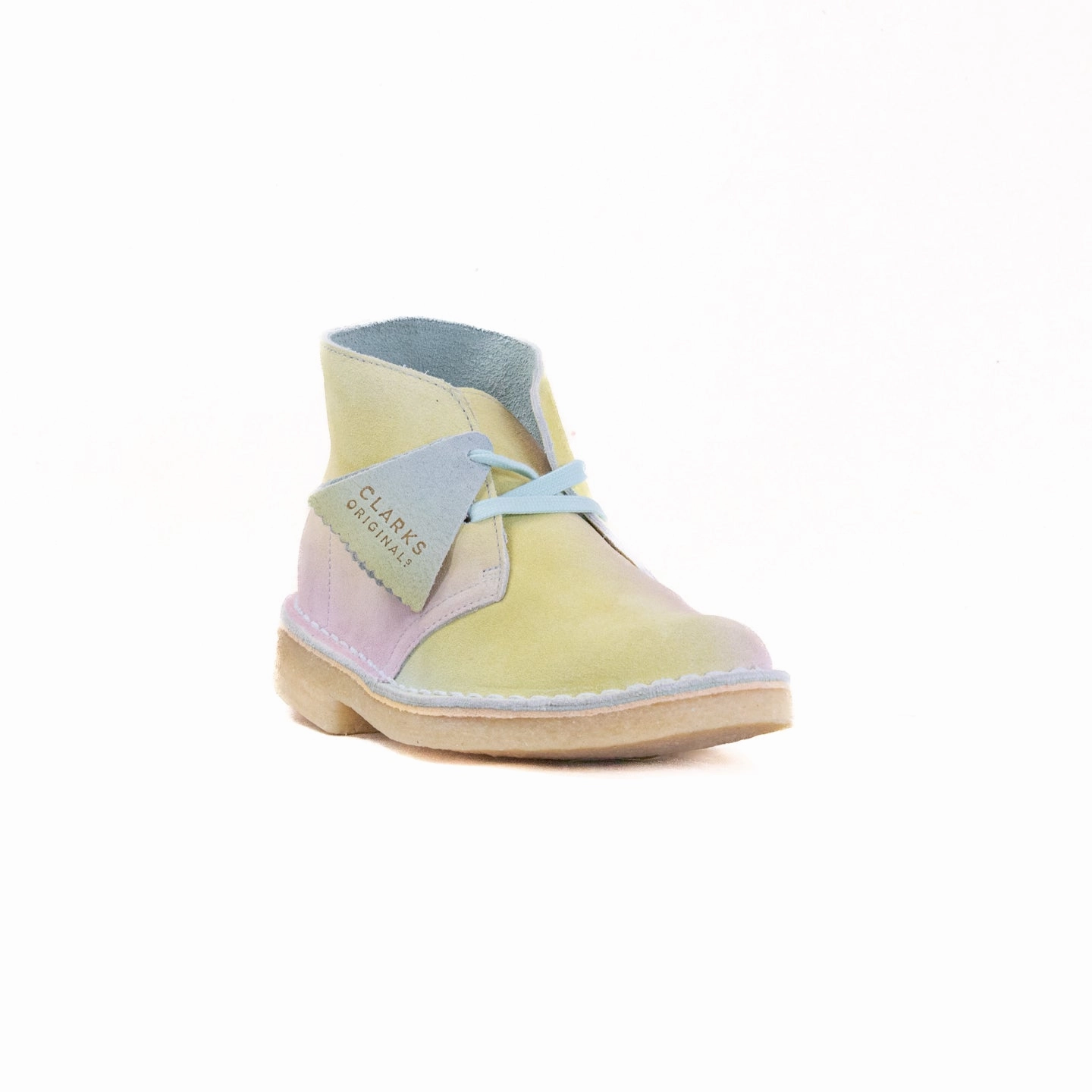 Clarks Desert Boot (Women's) - White/Blue Flexible structure