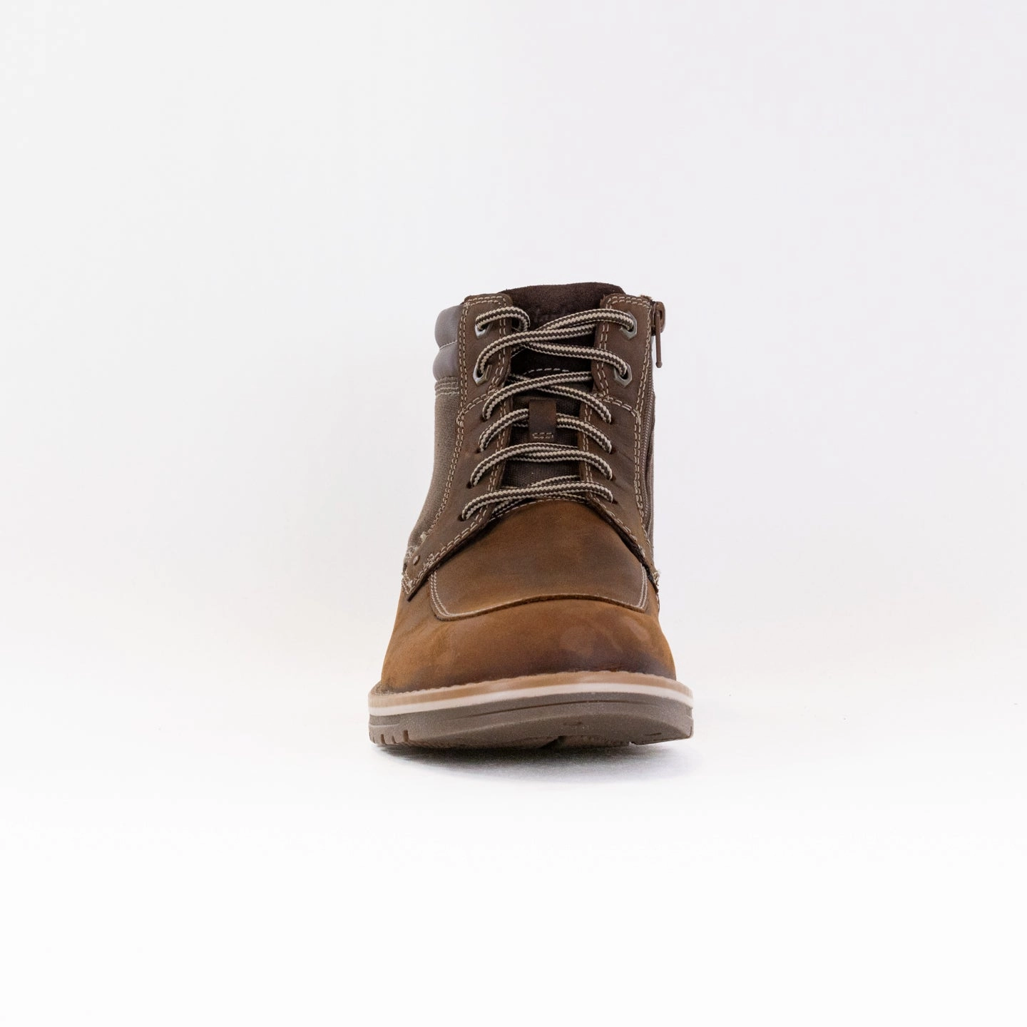 Clarks Morwell Zip Waterproof (Men's) - Beeswax Leather Flexible Construction Resistant Layer