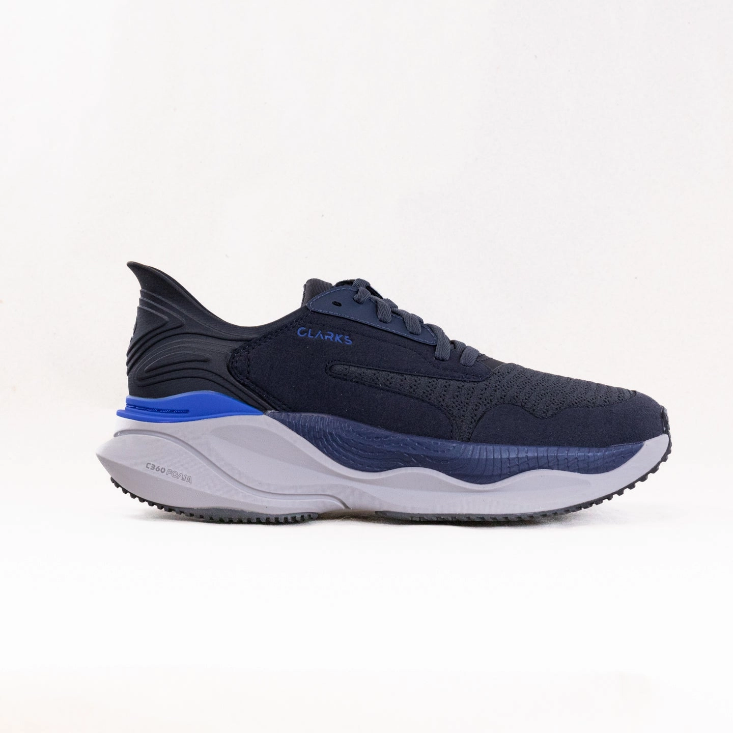 cyberpunk - themed running option Clarks Pace (Men's) - Navy