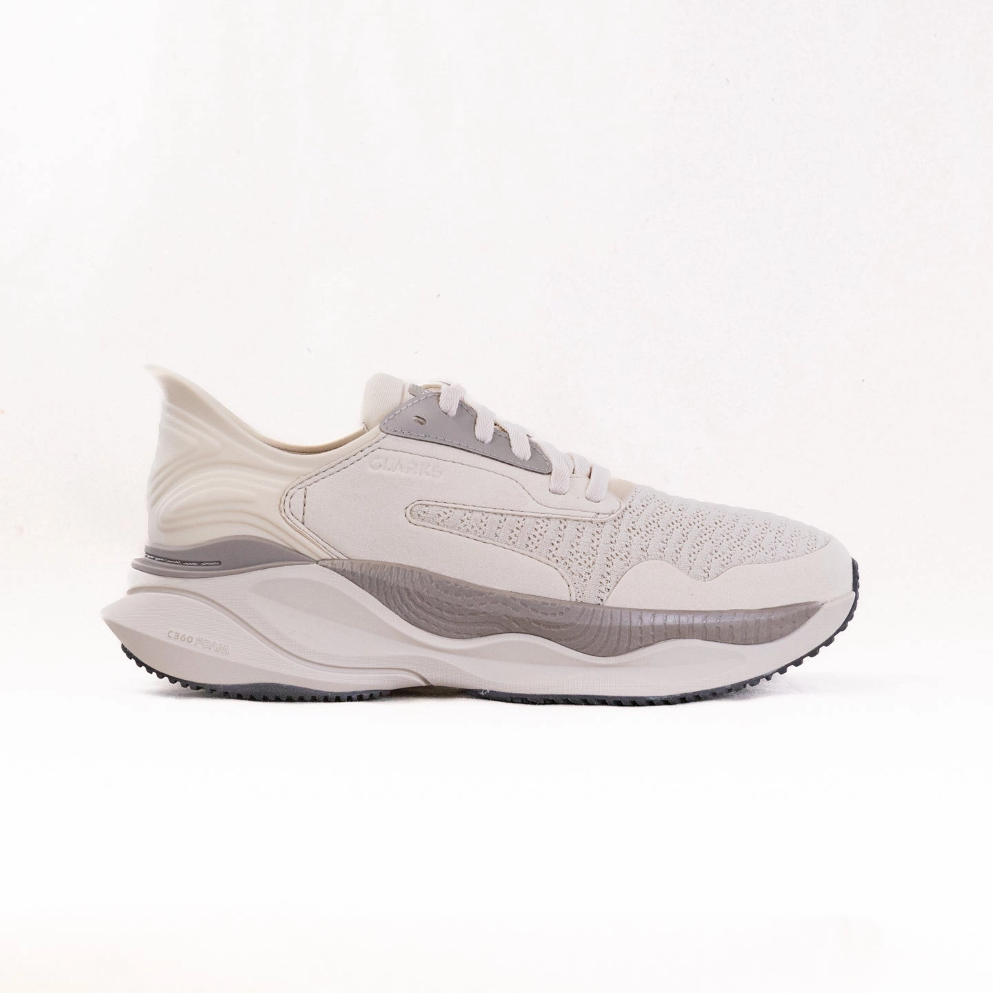Endurance Clarks Pace (Men's) - Off White Combi