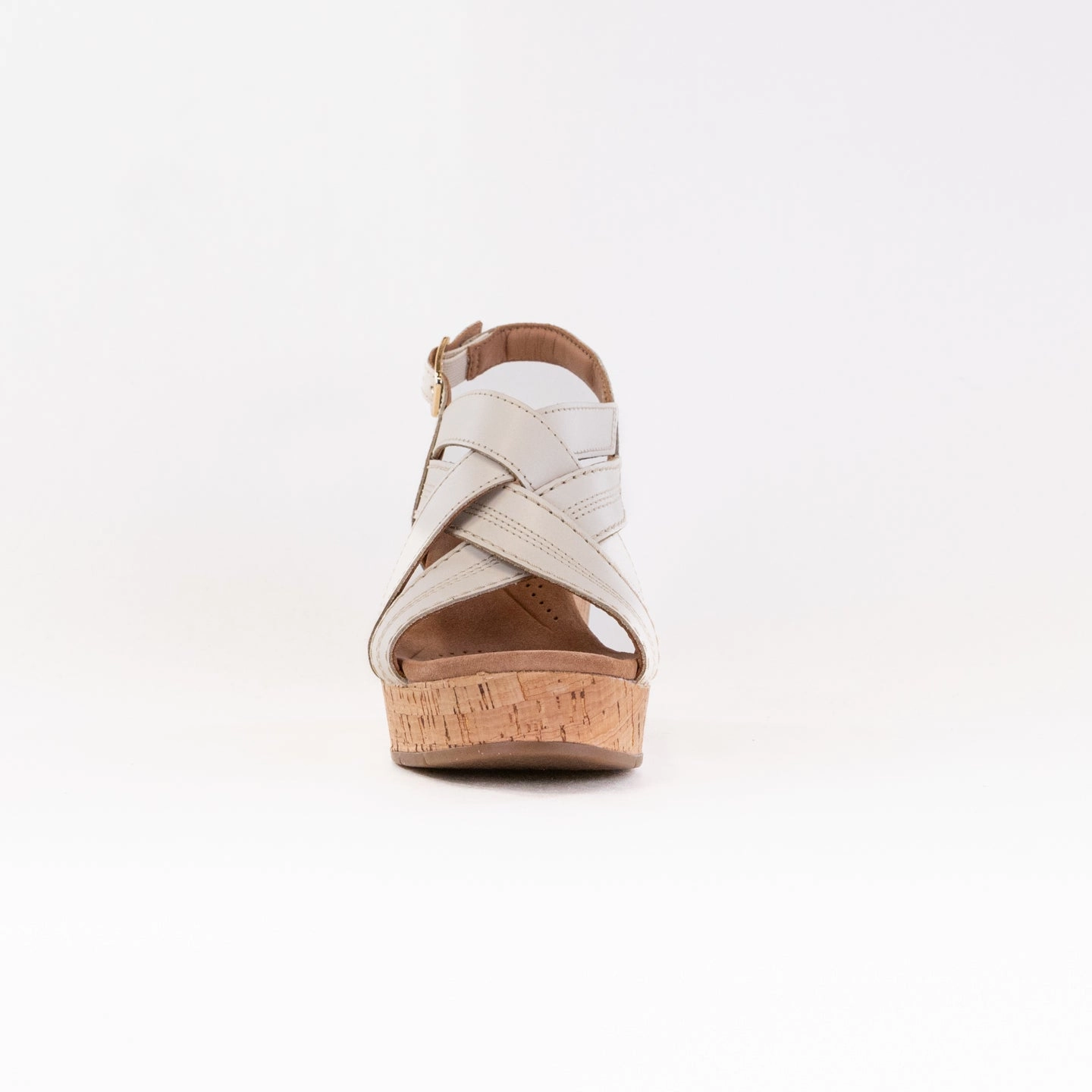Clarks Sabina Sling (Women's) - Creme Leather active shoes Urban Walk