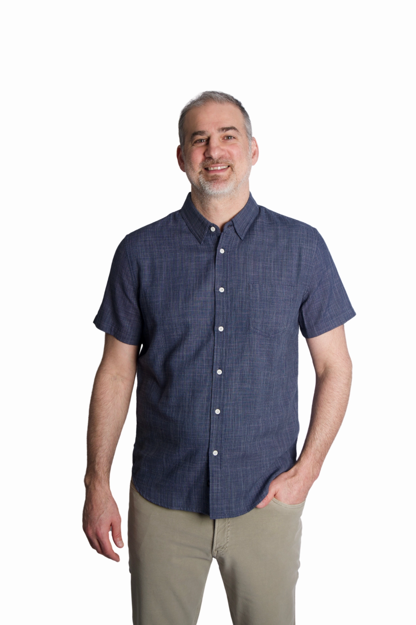 Fashion staples Fairfax Shirt in Navy Etch