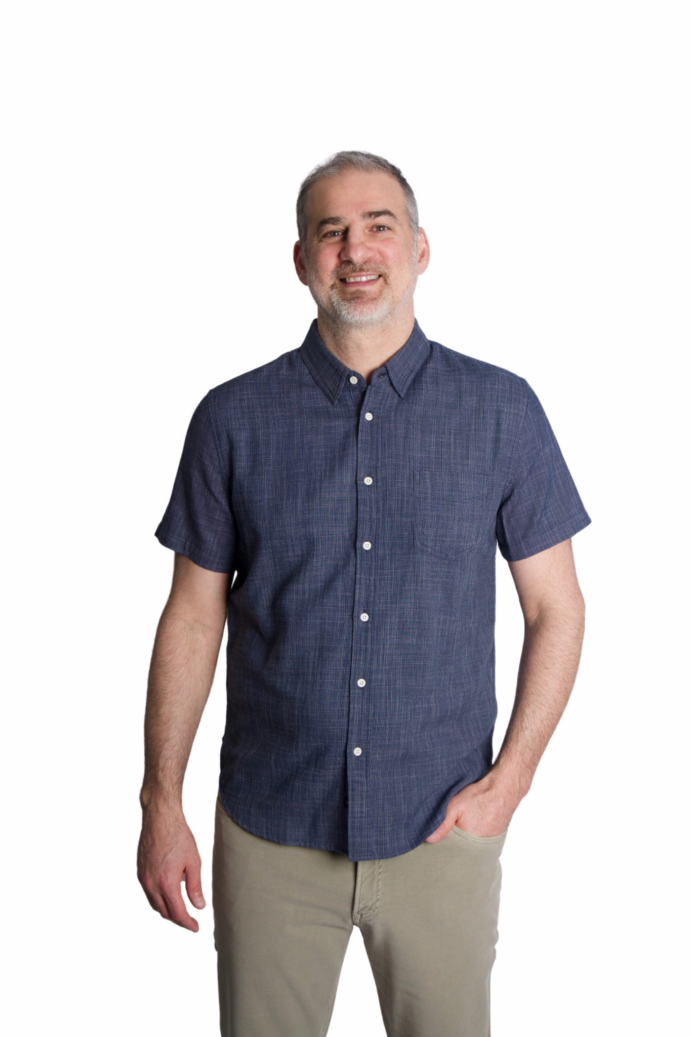 Fairfax Shirt in Navy Etch Traveler??s Choice Checkered Print