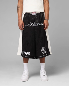 Basic Stretch Loiter Fight Club 3 Quarter Shorts Black