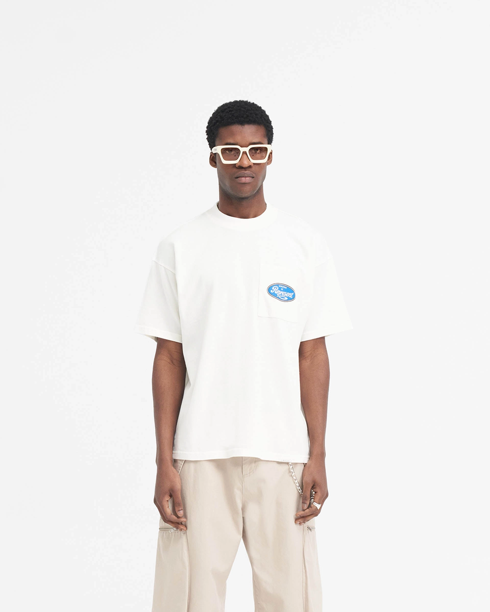 Classic Parts T-Shirt - Flat White Casual layering piece