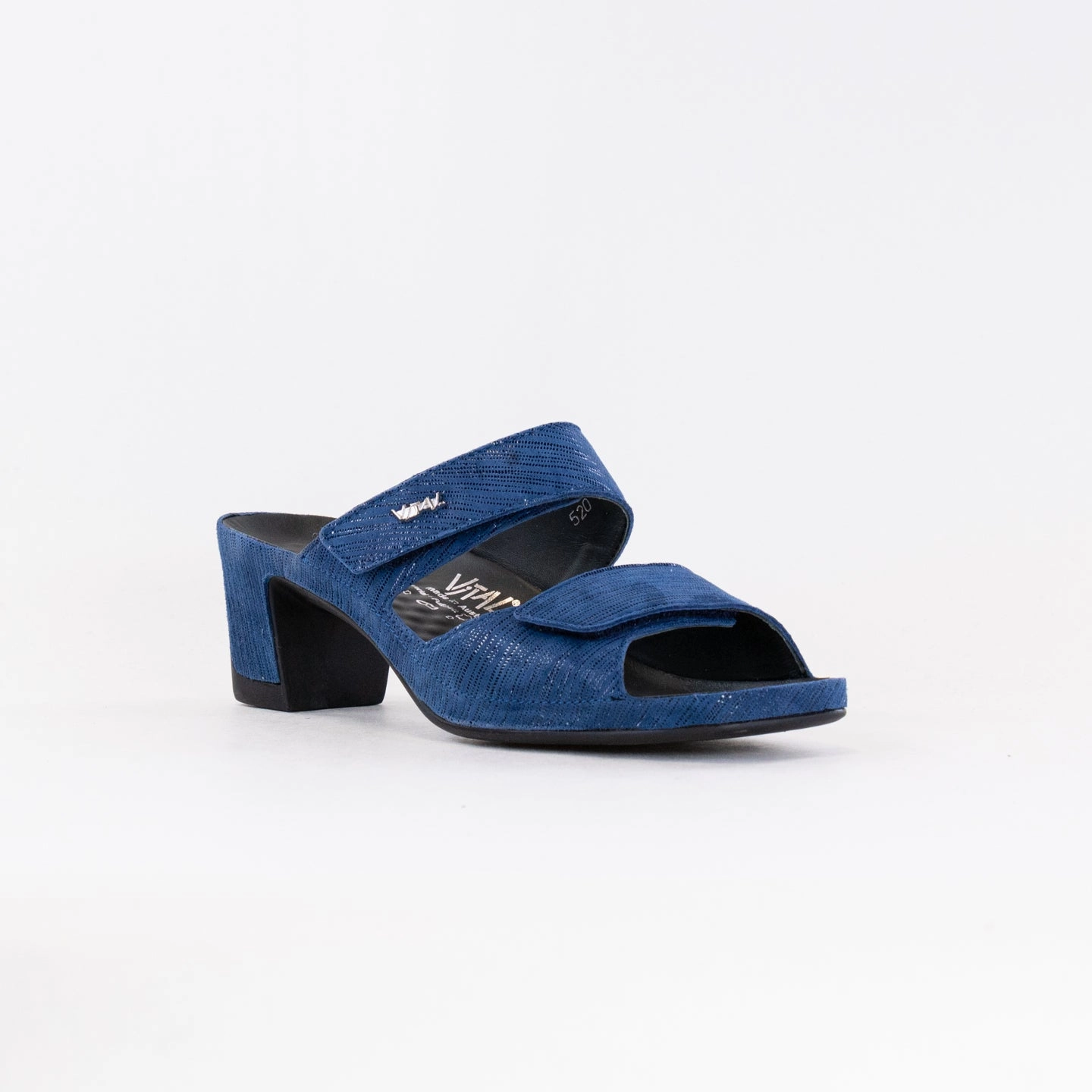 Vital Joy Mule Sandal (Women's) - Wind Ocean Leather On-the-Go Fit Sunny Day