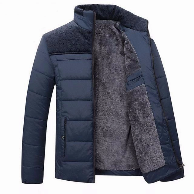 Warmth Retention West Louis? Winter Stand Collar Warm Jacket