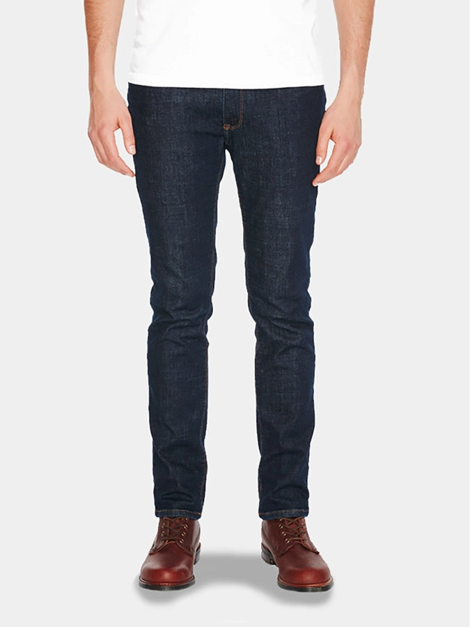 Seamless Waistband Finish Effortless Layer Slim Wooster Jeans