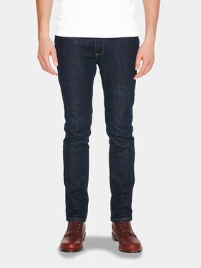 Seamless Waistband Finish Effortless Layer Slim Wooster Jeans