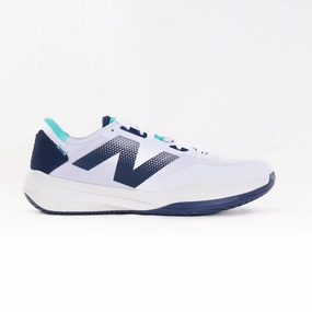 Anti Fatigue Footbed relay shoes New Balance Tennis-Hard Court (Men's) - White/Blue