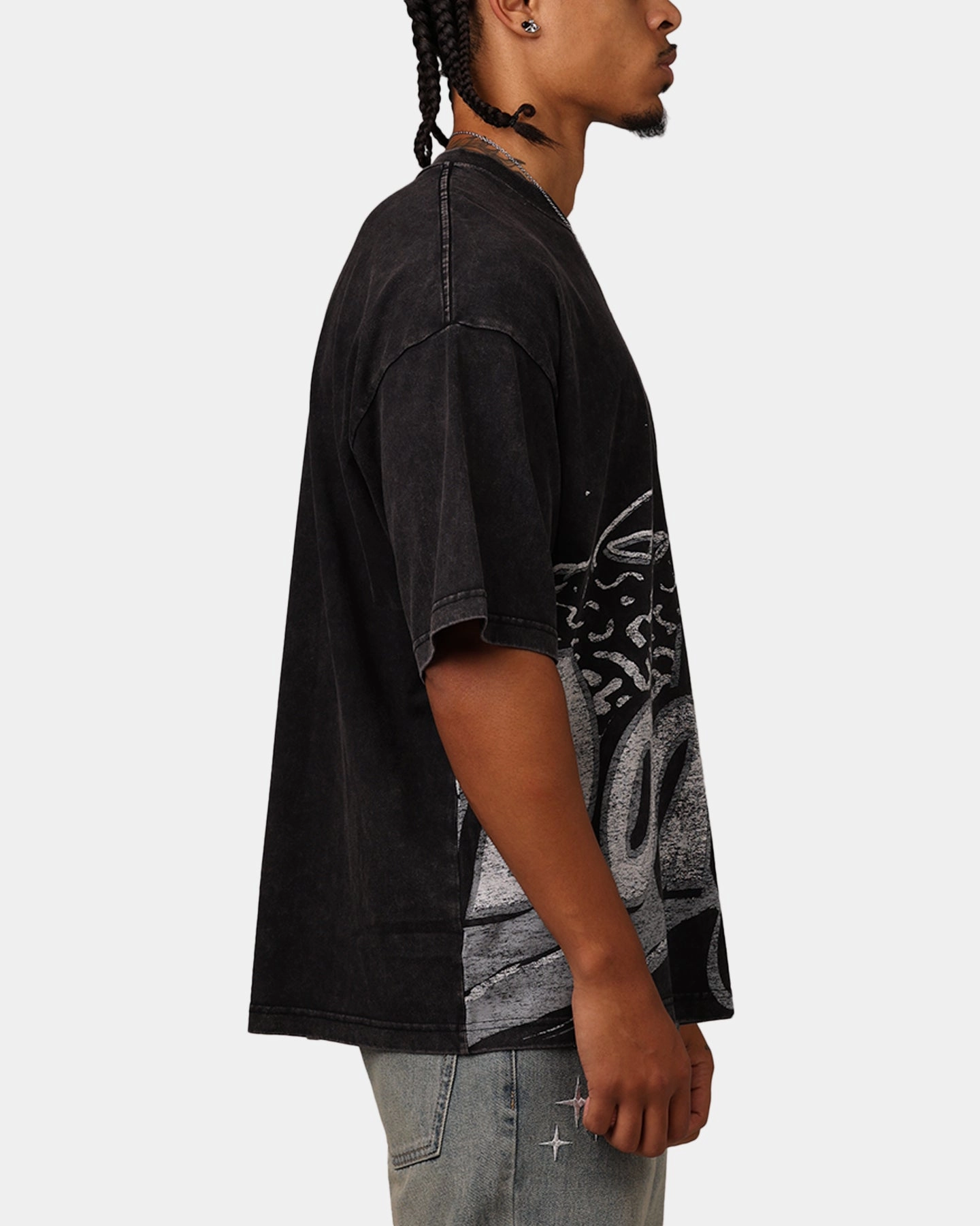 New Era Los Angeles Dodgers Sport Class T-Shirt Washed Black Non Chafe Armholes BreathableMeshInsert