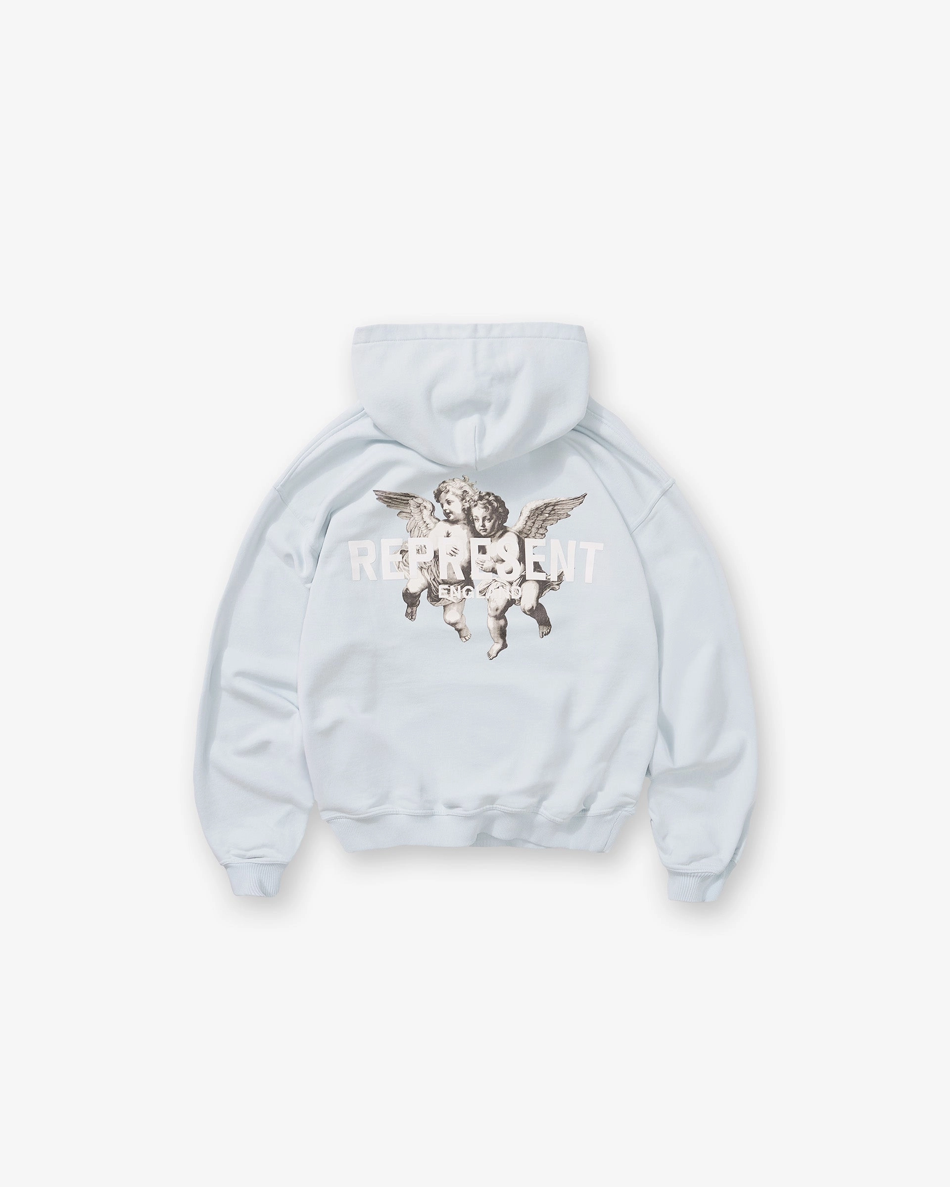 Georgette details Chill Look Legacy Cherubs Hoodie - Cloud