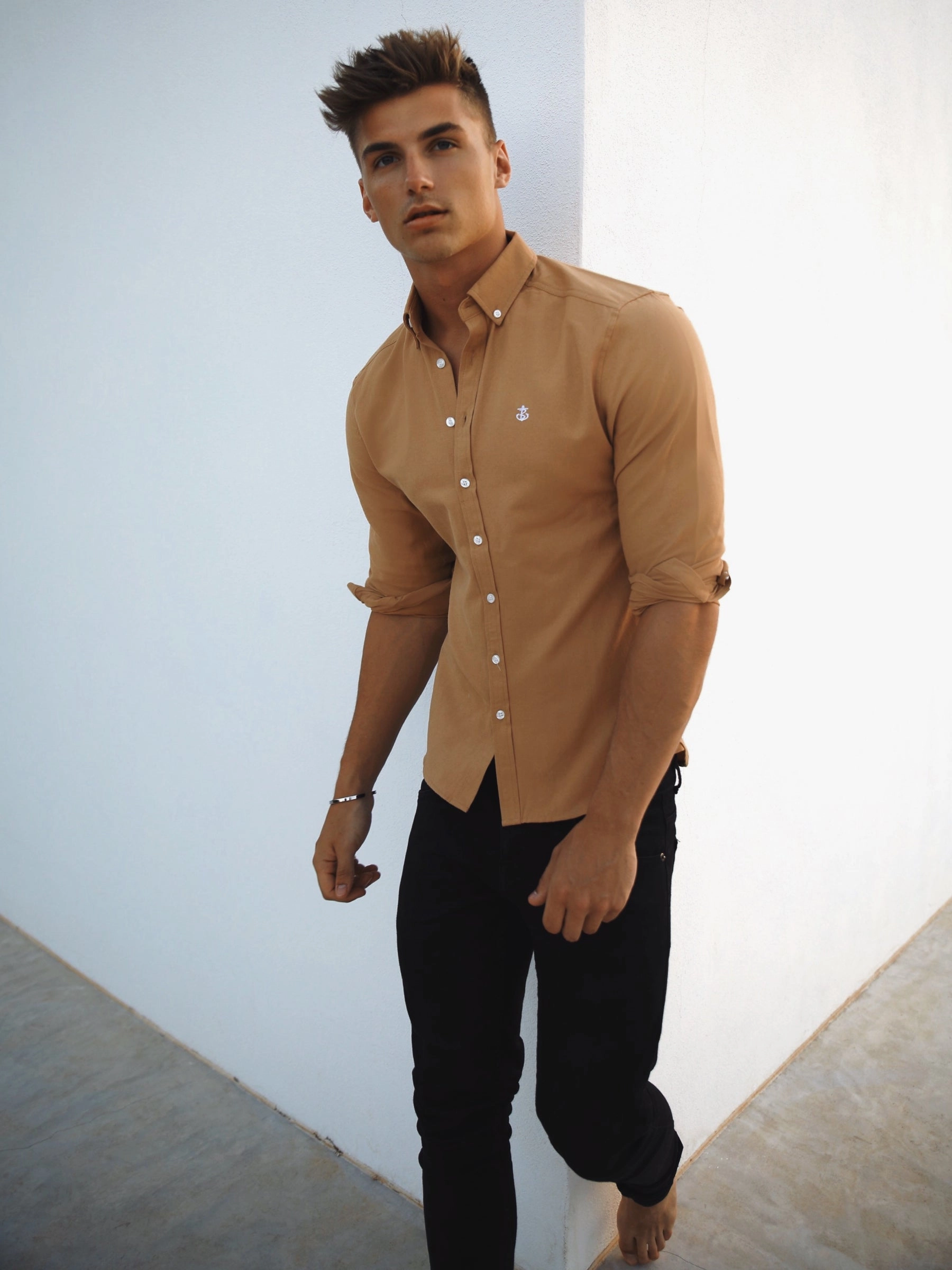 Functional Fashion High-Quality Material Rioja Long Sleeve Shirt - Mustard