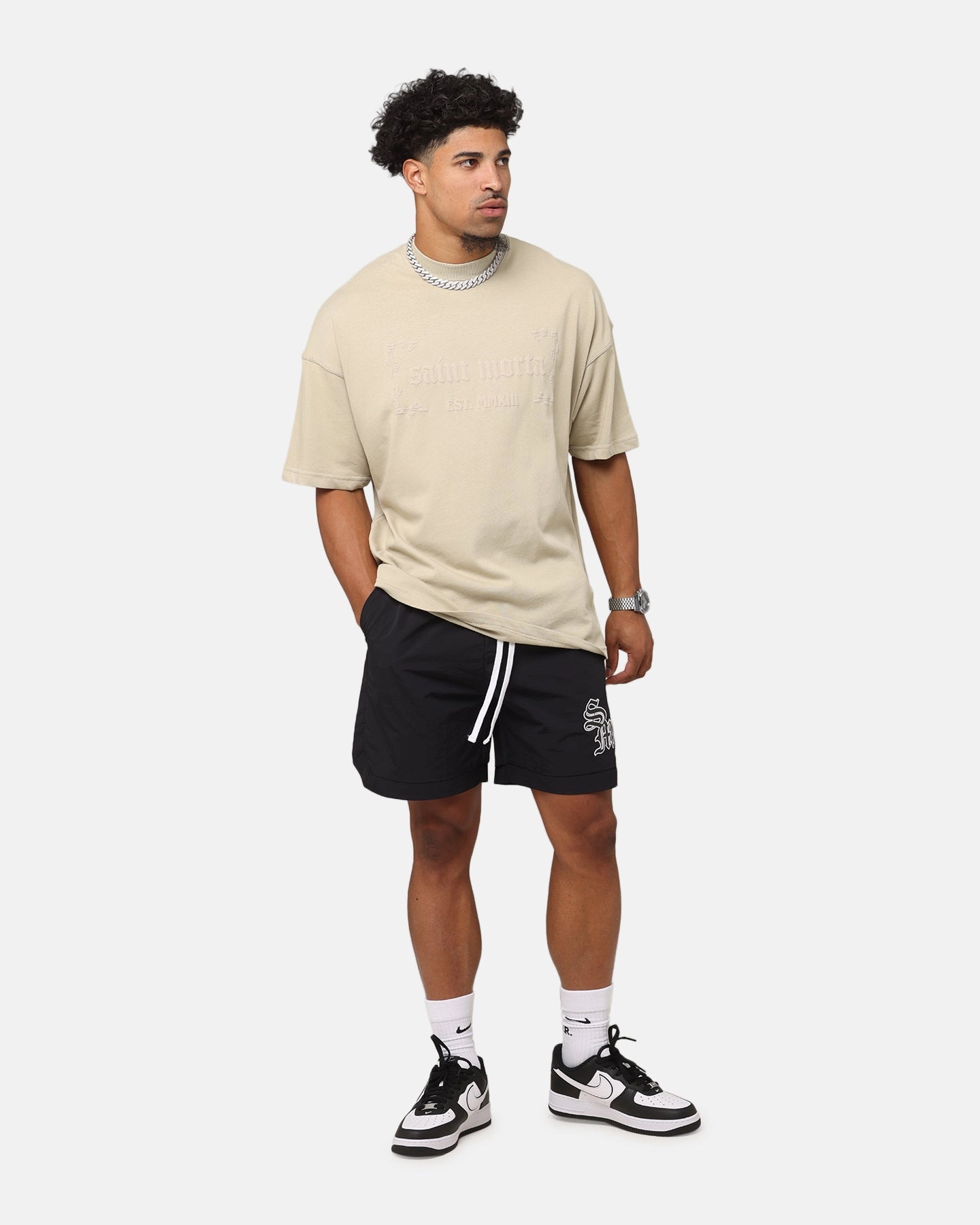 LayeredCuff Saint Morta Repentent Heart T-Shirt Stone