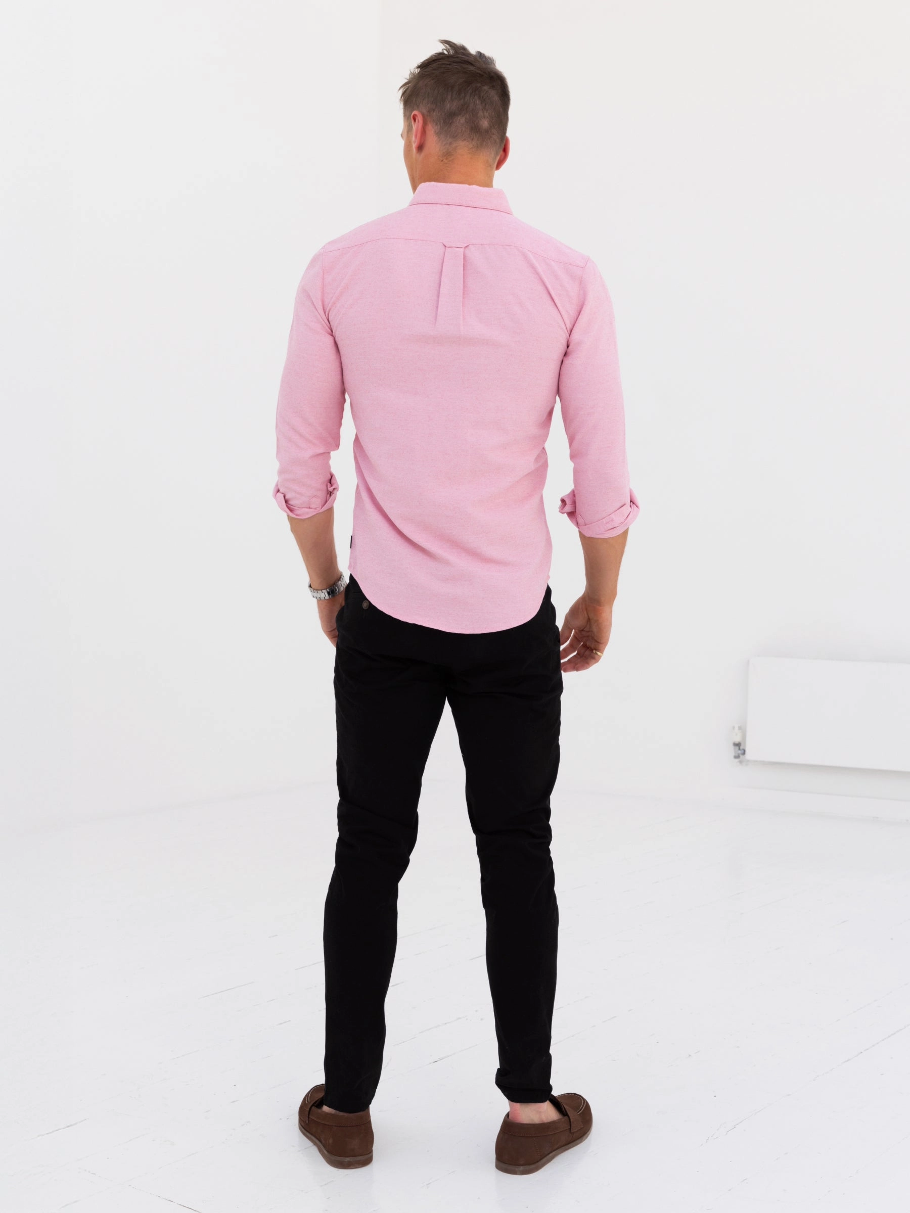 Quick Dry Technology Dallas Long Sleeve Shirt - Pink