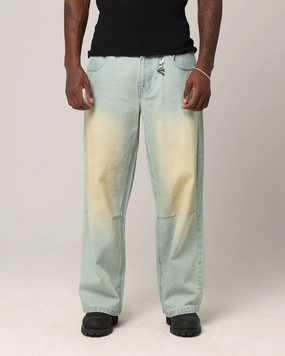 Carbon Infused Fabric Moisture control Saint Morta Amplus Jeans Blue\Yellow