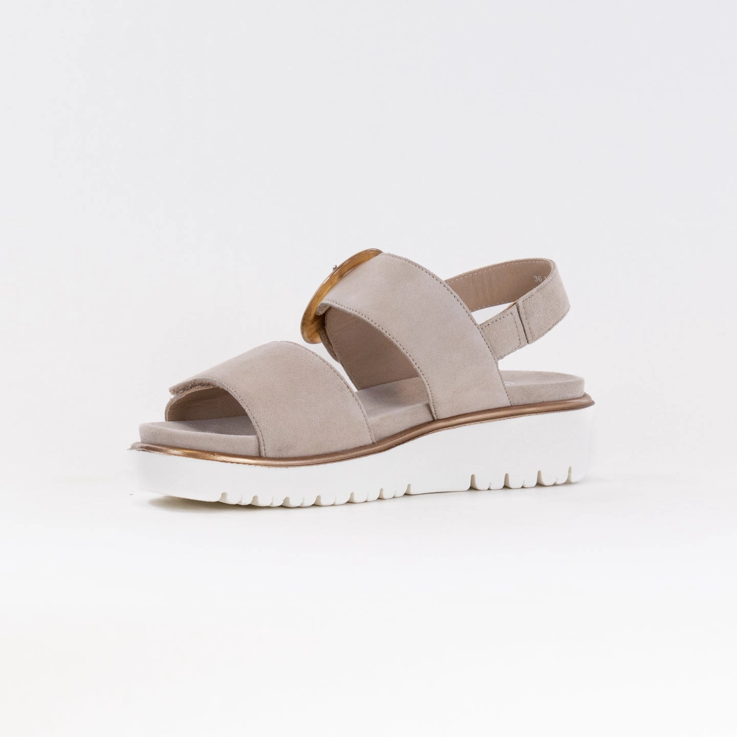 Summer Vacation Shoes Functional Ara Bridgeport Sandal (Women's) - Sand Kid Suede