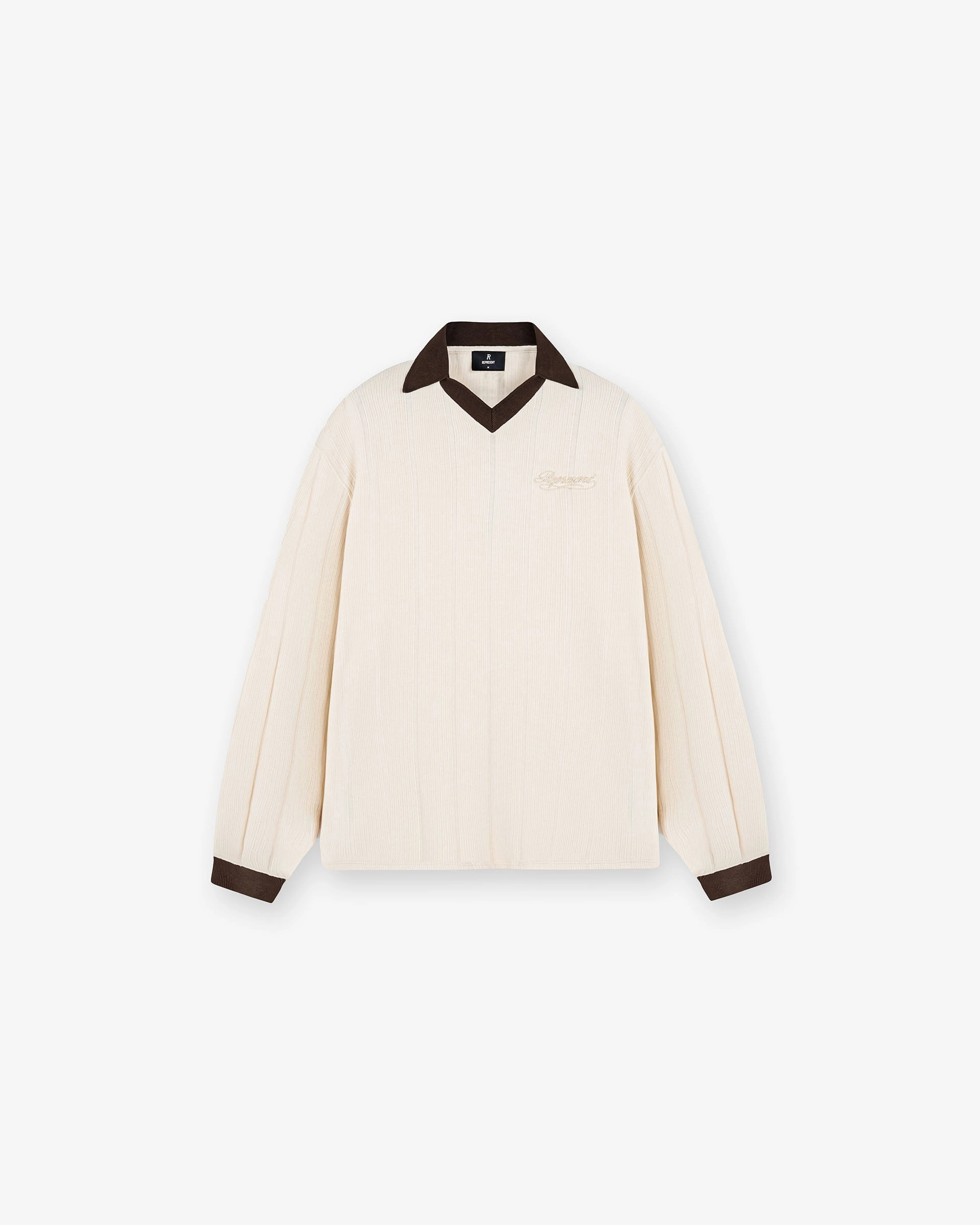 Retro Football Long Sleeve T-Shirt - Shell Simple Chic