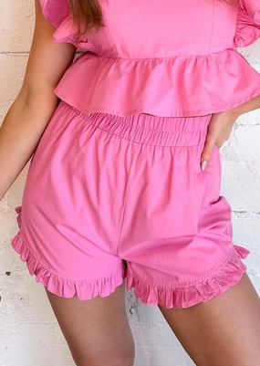 Piper Ruffle Shorts Quick Dry Fit