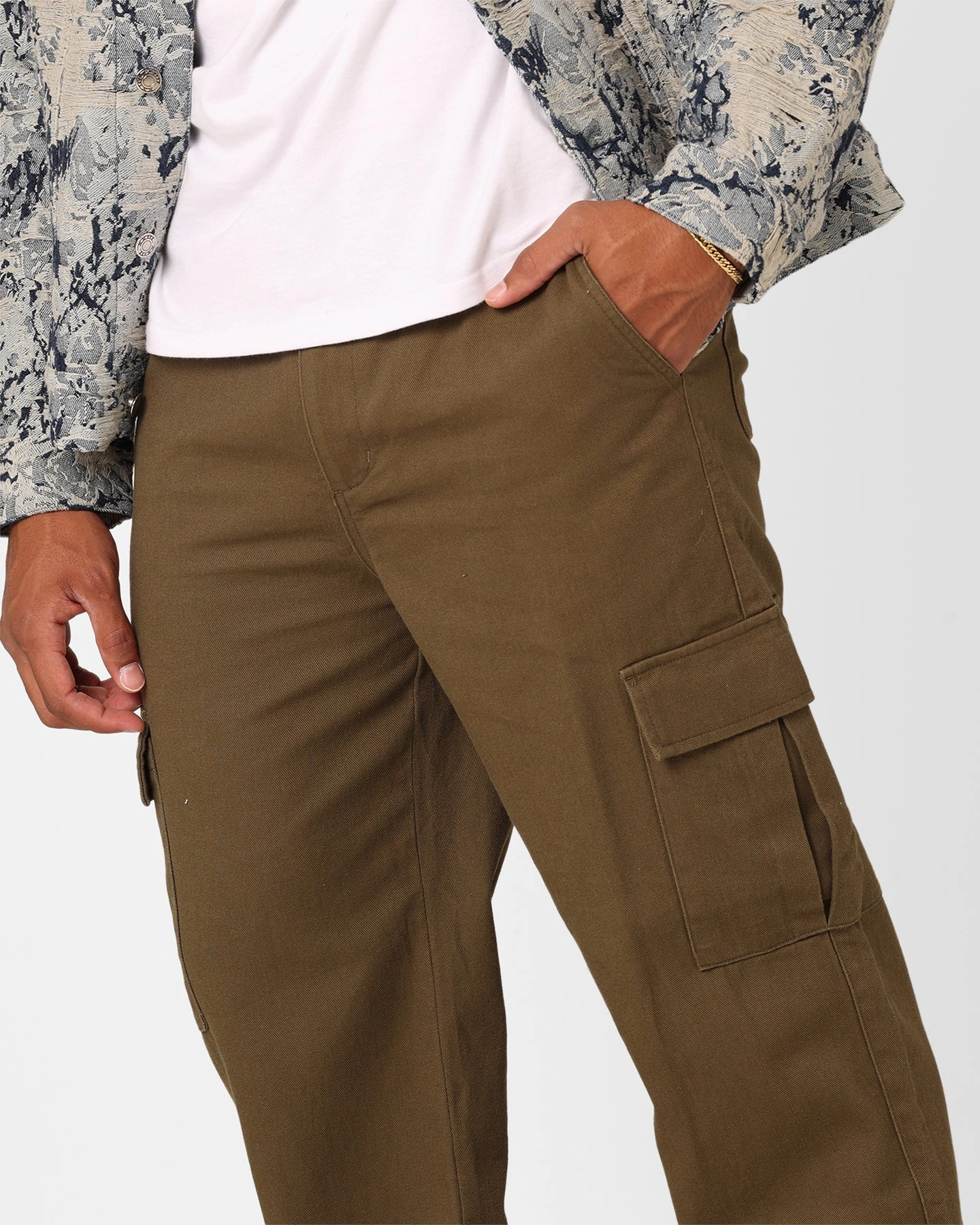 XXIII Cartney Cargo Pants Military Green MultiPocketSystem