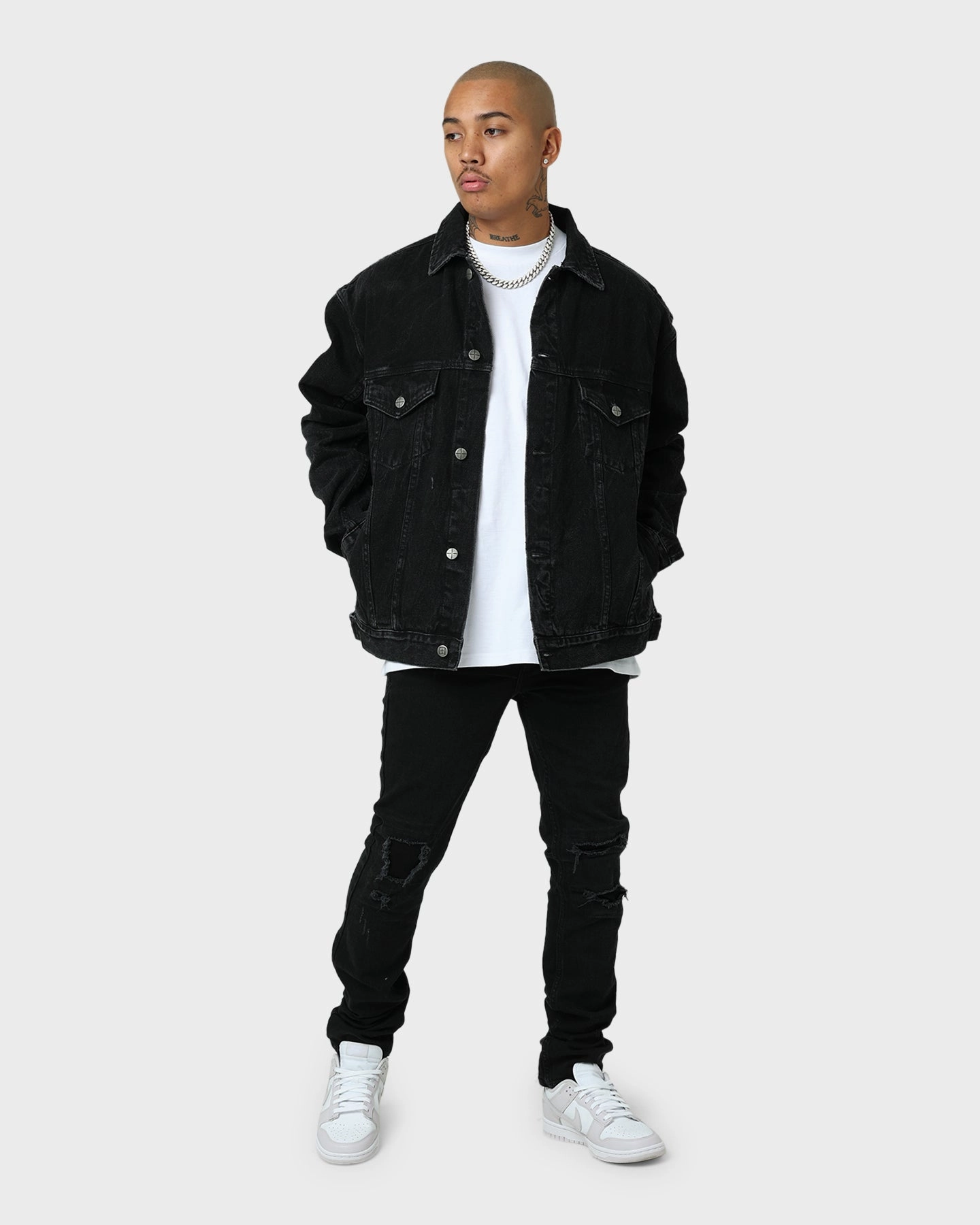 SoftCottonBlend FourWayStretch Ksubi Chitch Jeans Black