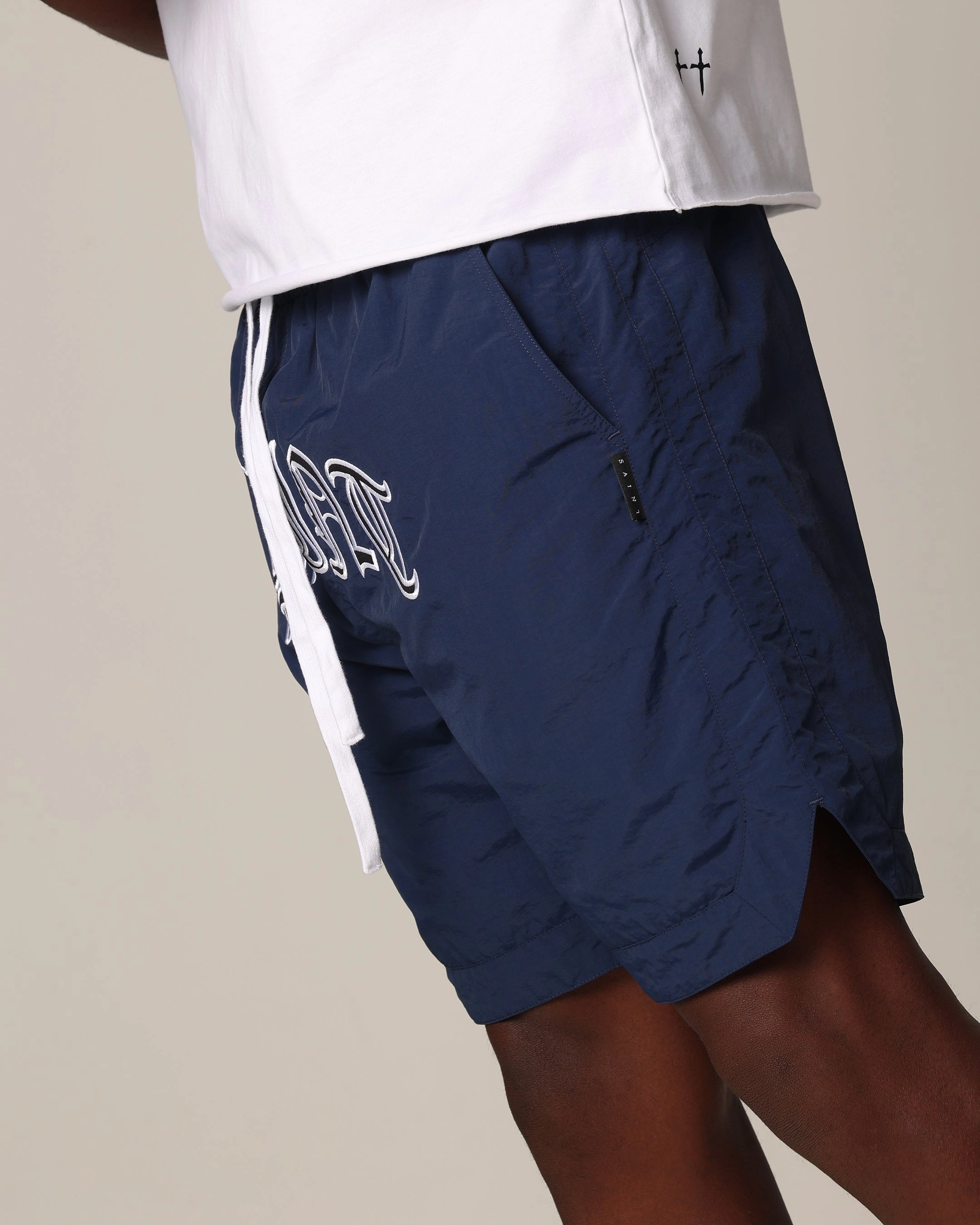 Lounge-friendly Cozy Lining Saint Morta Lucius Shorts Petrol Blue