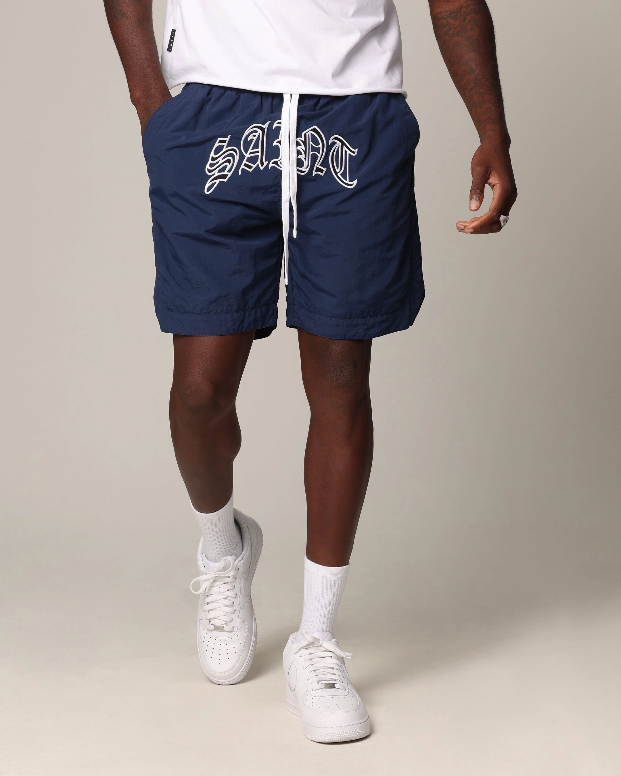 Saint Morta Lucius Shorts Petrol Blue Layer Fit Sporty Comfort