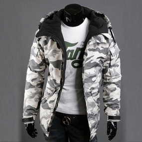 Non Restrictive Movement Weatherproof Construction West Louis? Camouflage Army Outwear Design Jacket