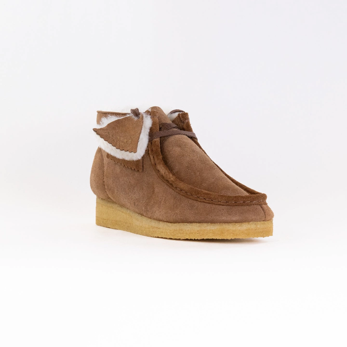 Clarks Originals Wallabee Boot (Women's) - Tan Warmlined Leather Northern Resident