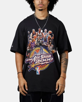 MoistureWicking Material Mitchell & Ness NBA All Star Event 'All Star Collection Line Up T-Shirt Faded Black