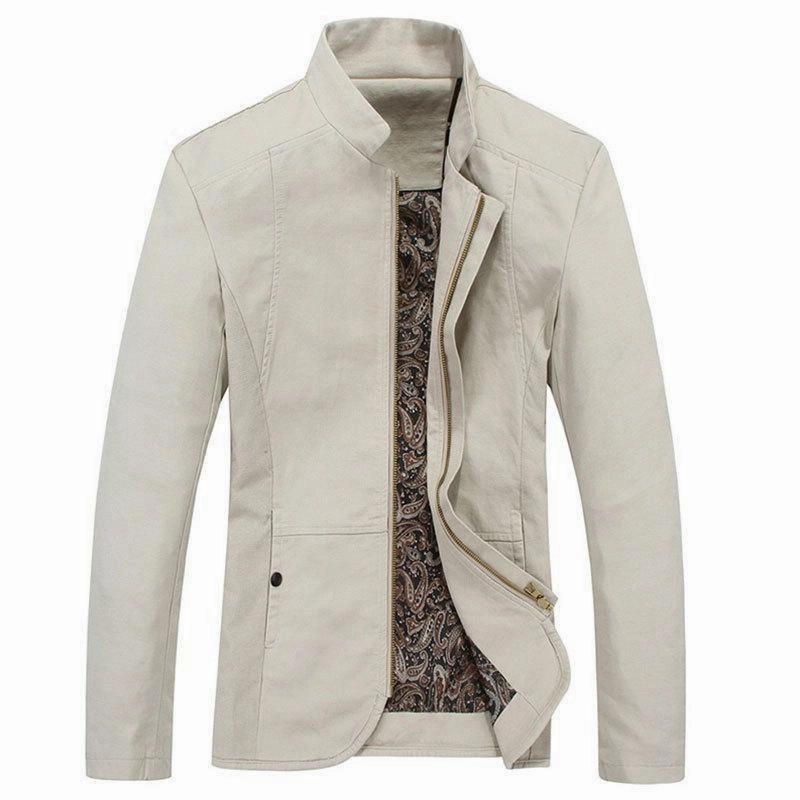 West Louis? Autumn Washed Windbreak Jacket Anti Pilling Texture Cold Season