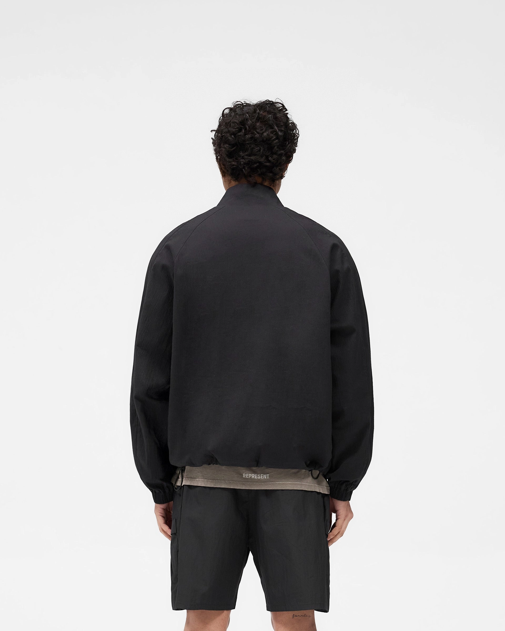 Thermal Insulated Stretch Comfort Quarter Zip Jacket - Black