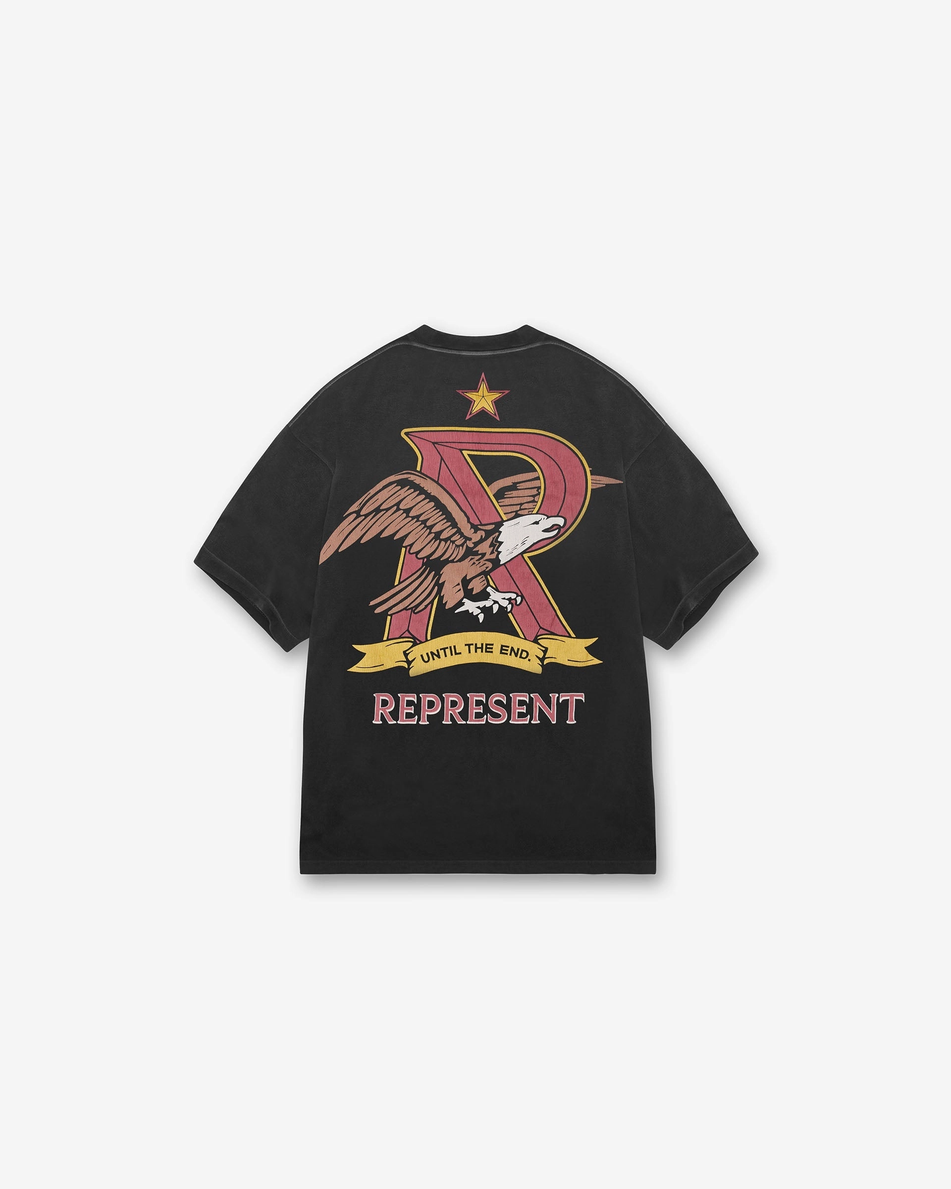 discount offer Represent X End Eagles T-Shirt - Stained Black
