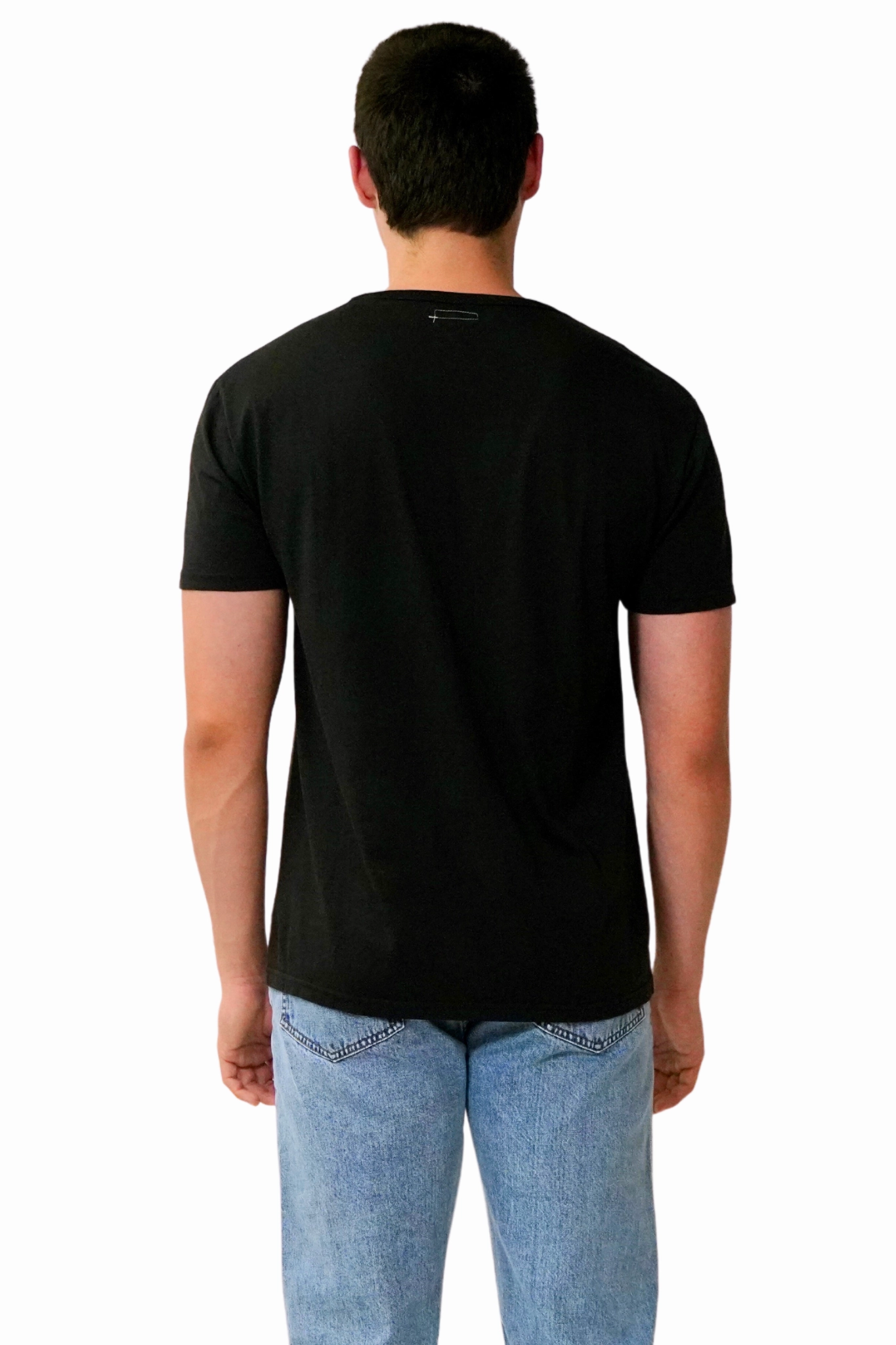 T-Shirt in Black Breathable Style Comfort Stretch