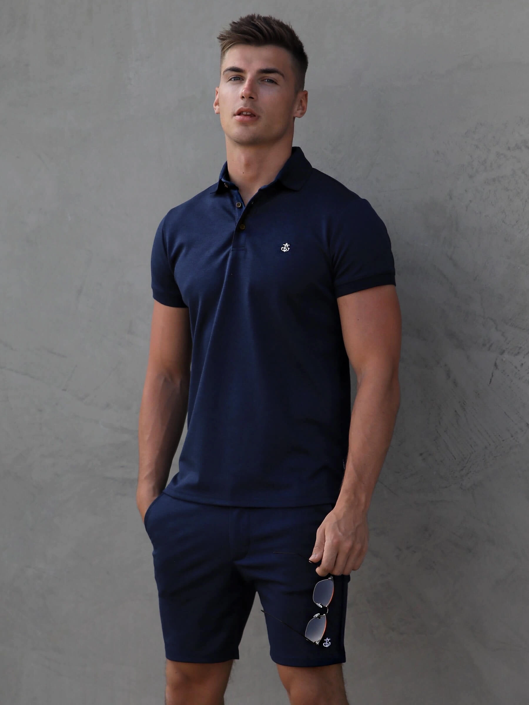 Comfortable Look Sorrento Polo Shirt - Navy